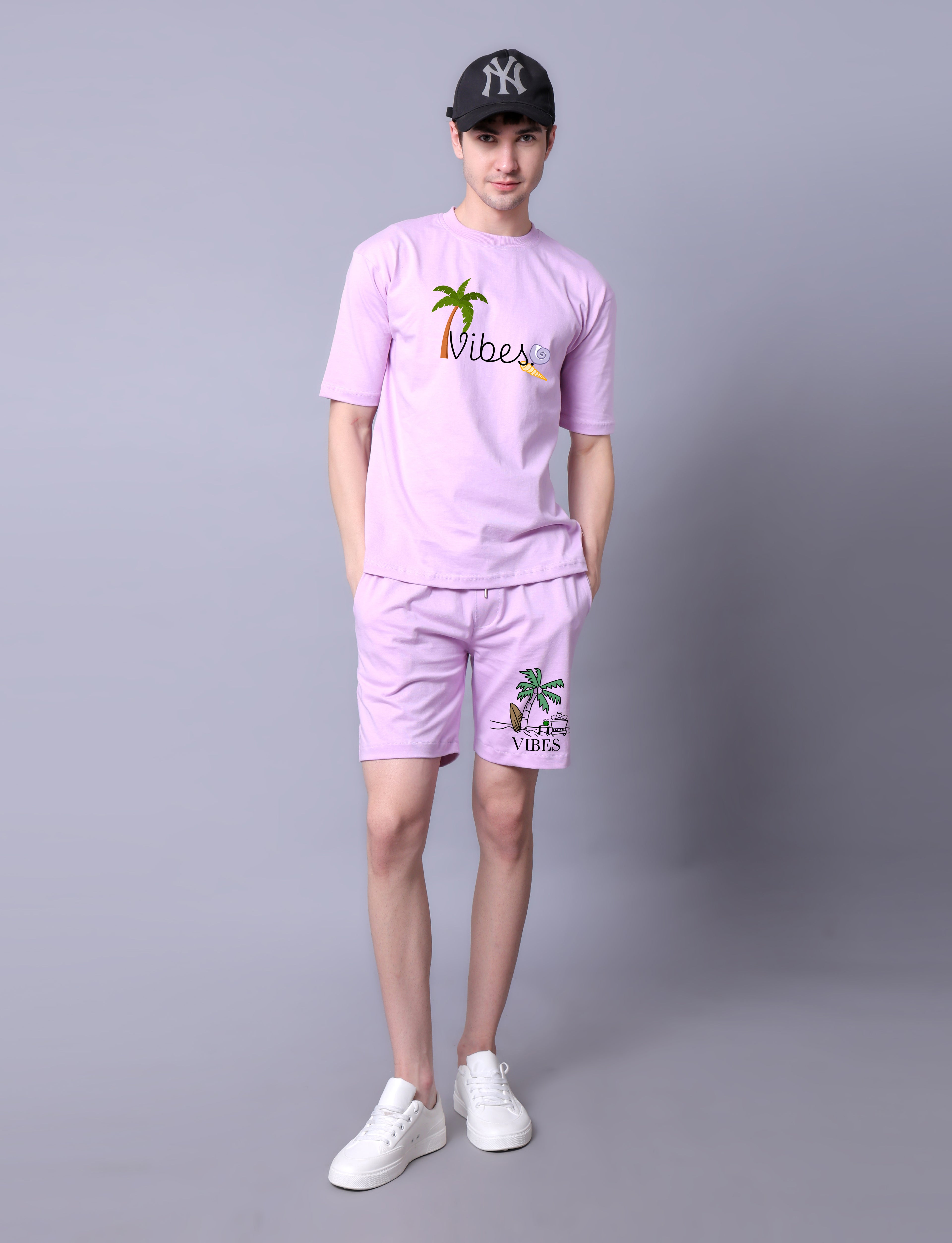 Vibes Men Co-Ord Set With Shorts