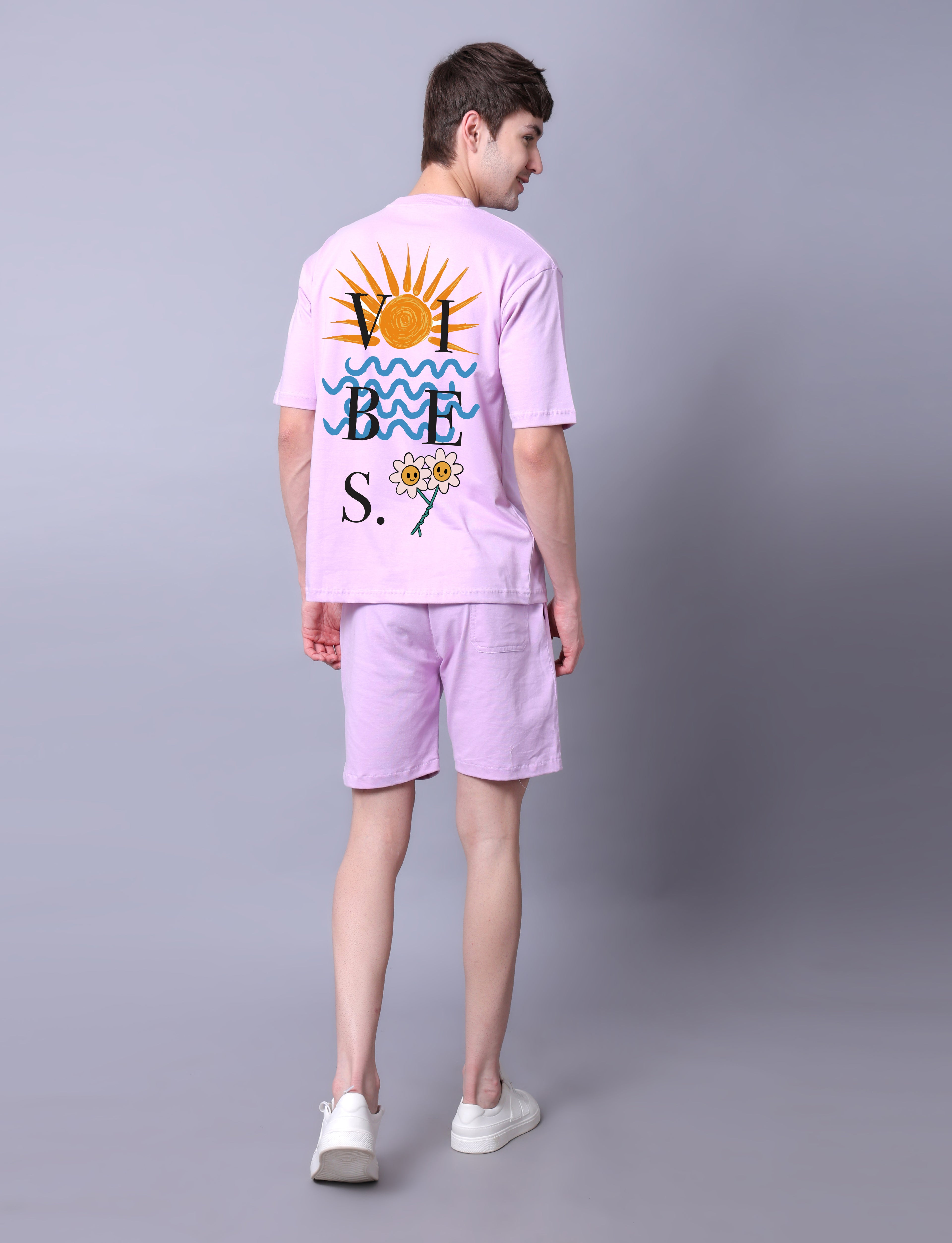 Vibes Men Co-Ord Set With Shorts