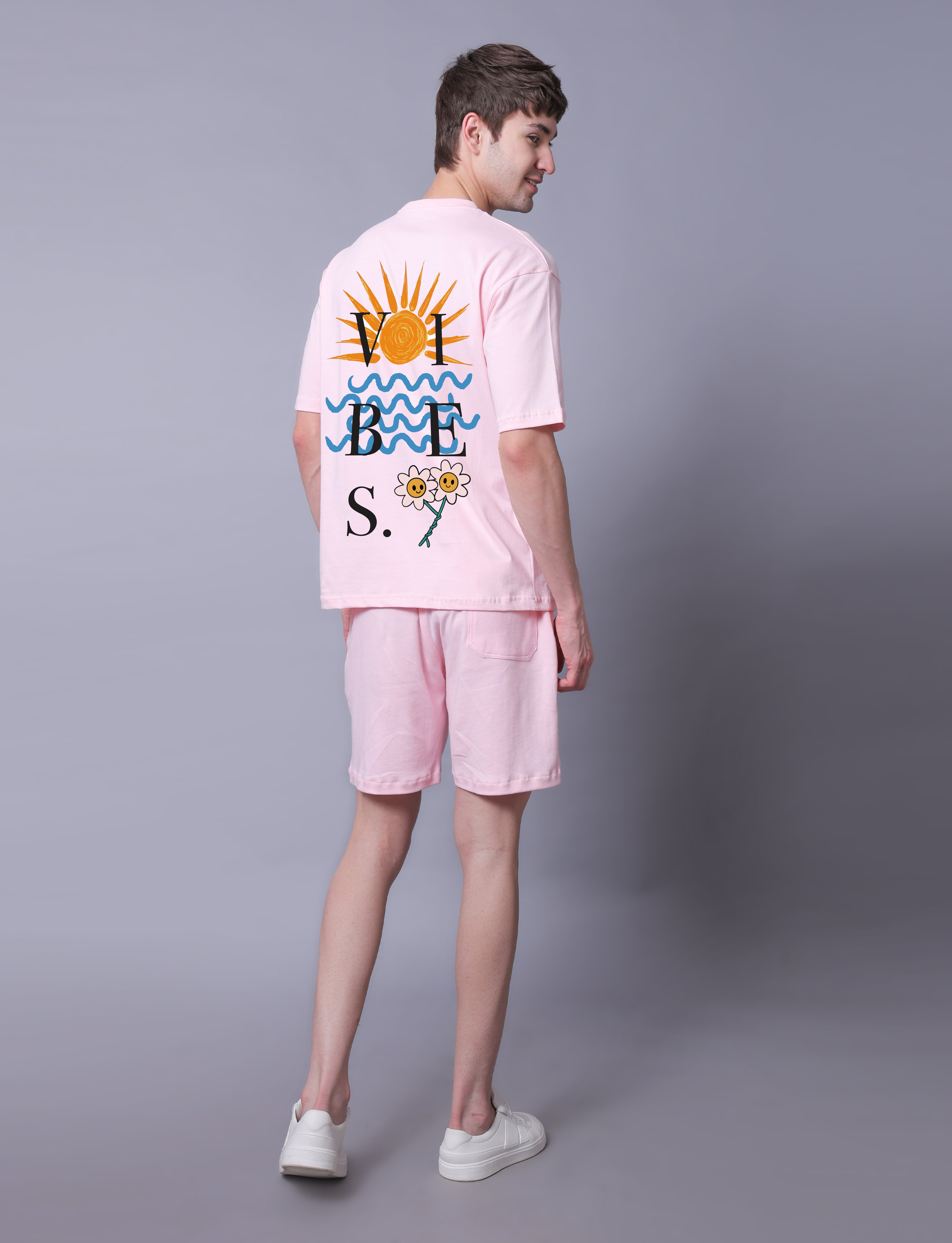 Vibes Men Co-Ord Set With Shorts