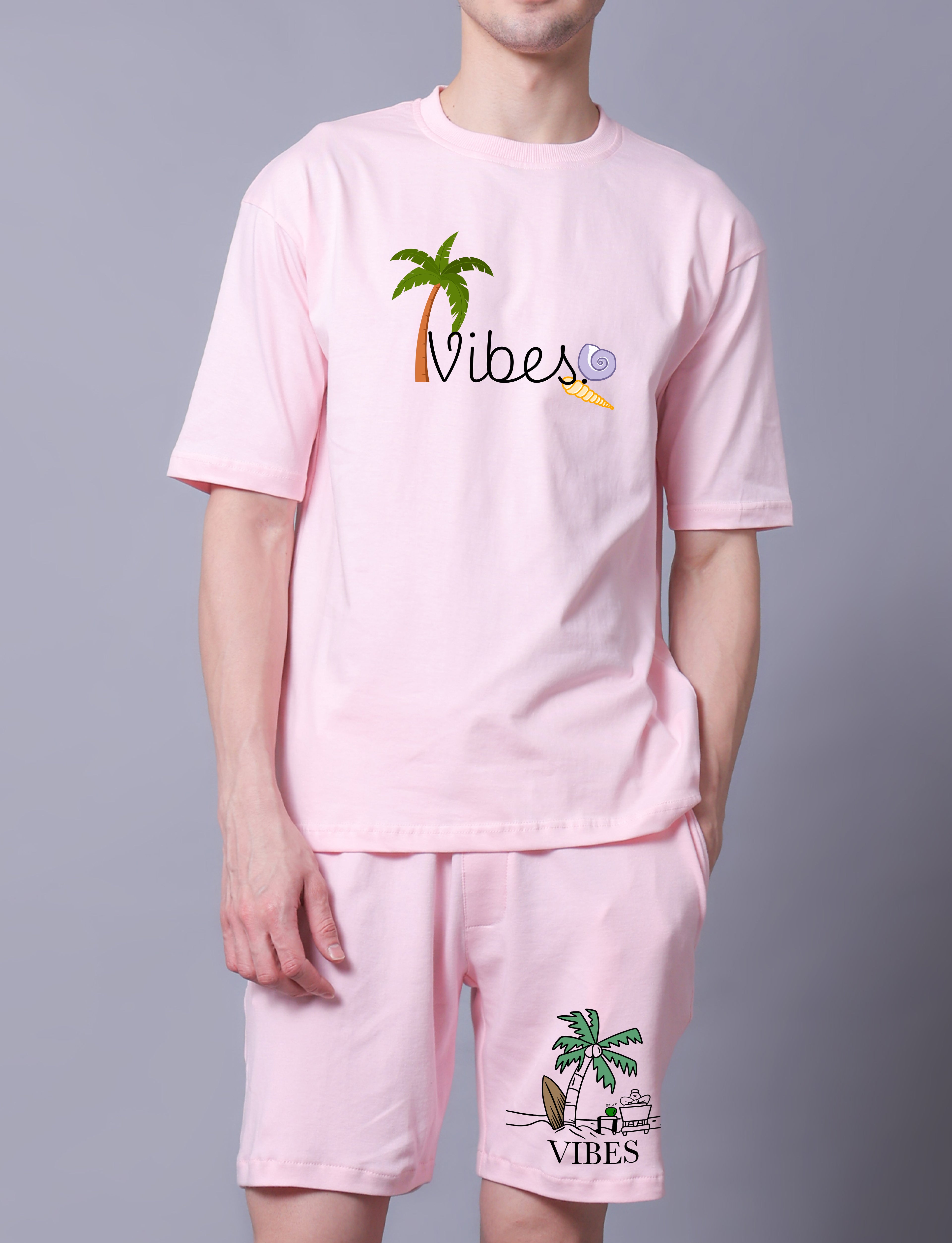 Vibes Men Co-Ord Set With Shorts