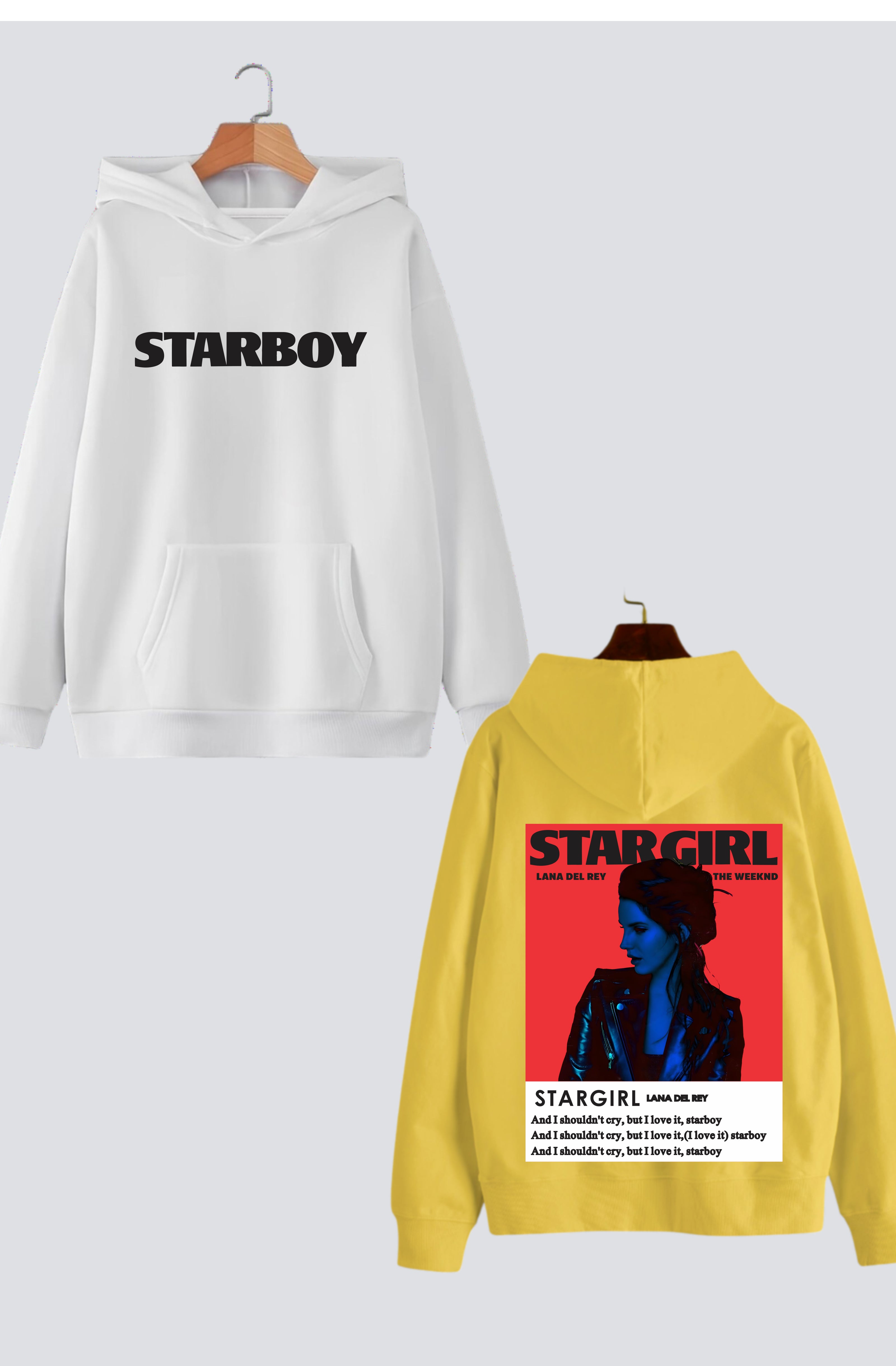 Starboy & Stargirl Couple Hoodies — Pack of 2