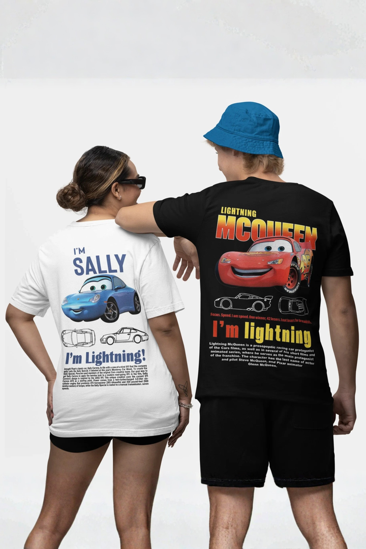 Radiator Souls Oversized Couple T-Shirts (Pack of 2)