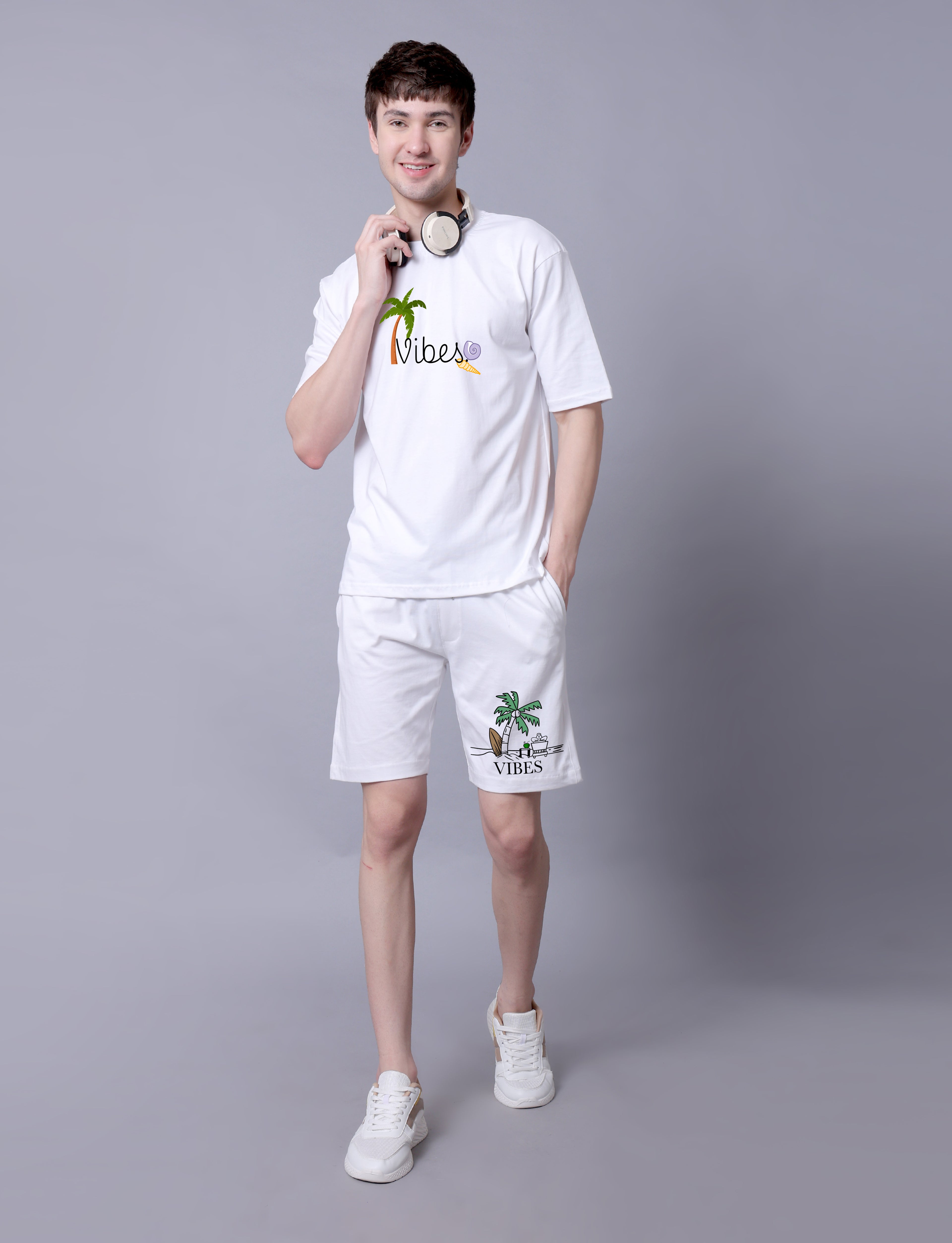 Vibes Men Co-Ord Set With Shorts