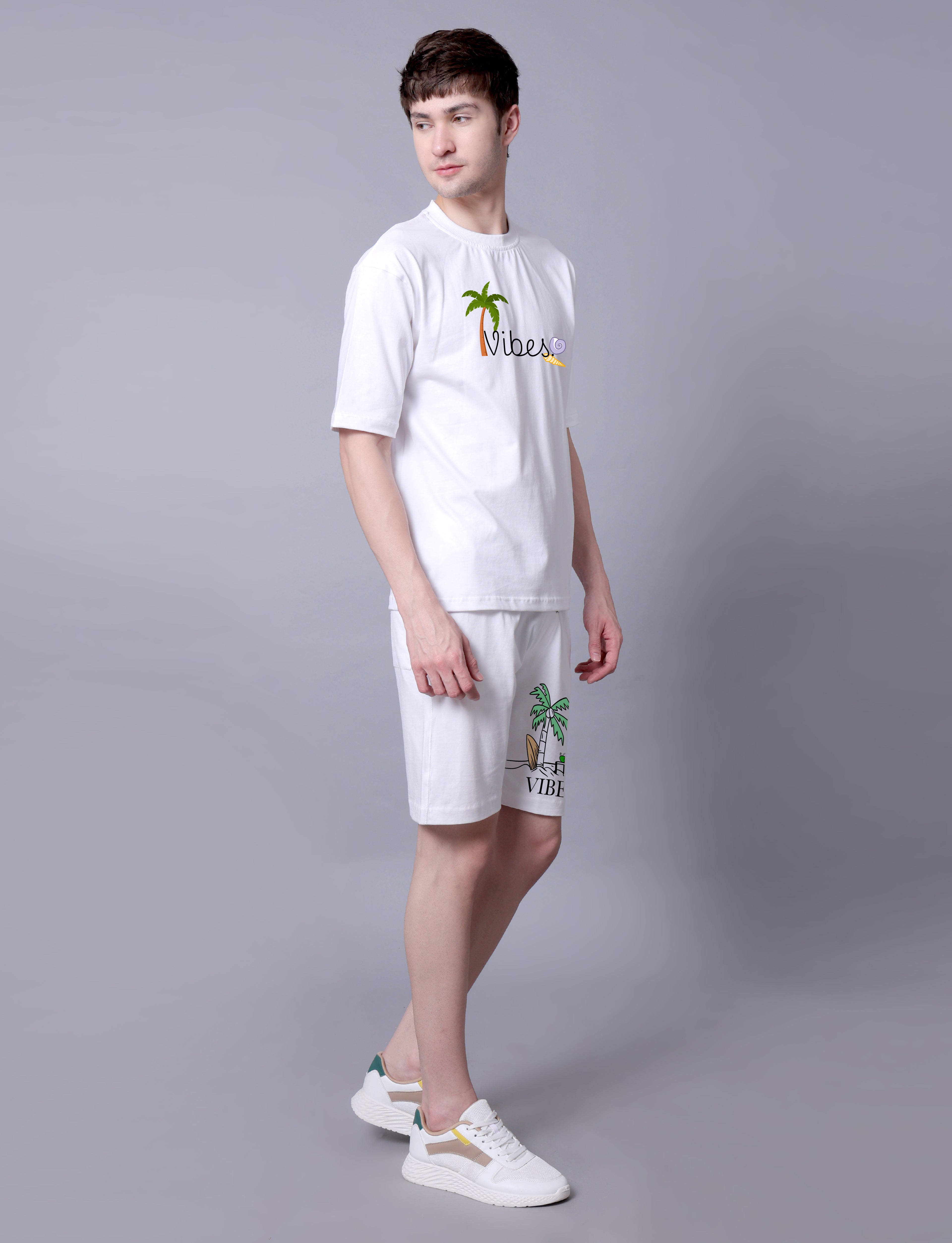 Vibes Men Co-Ord Set With Shorts