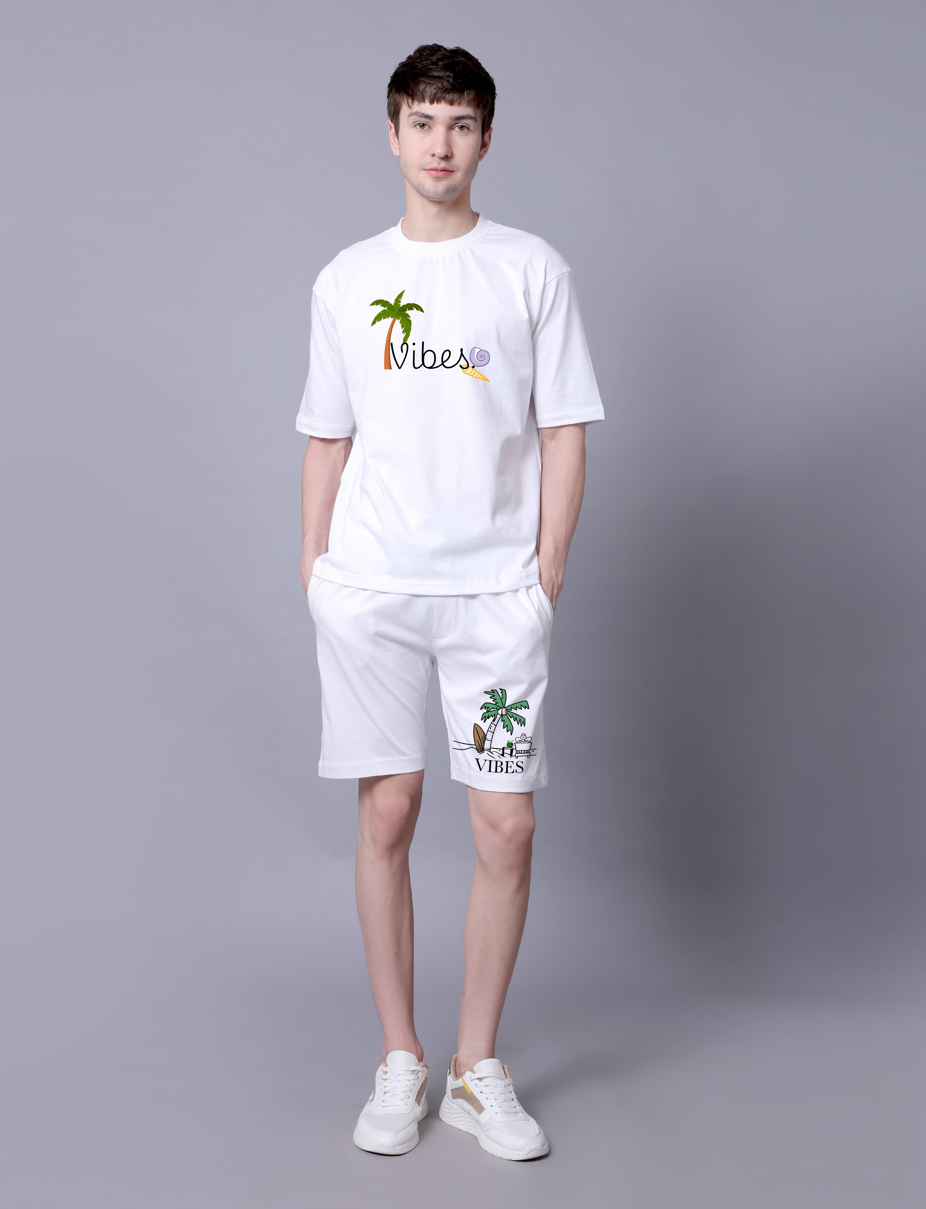 Vibes Men Co-Ord Set With Shorts