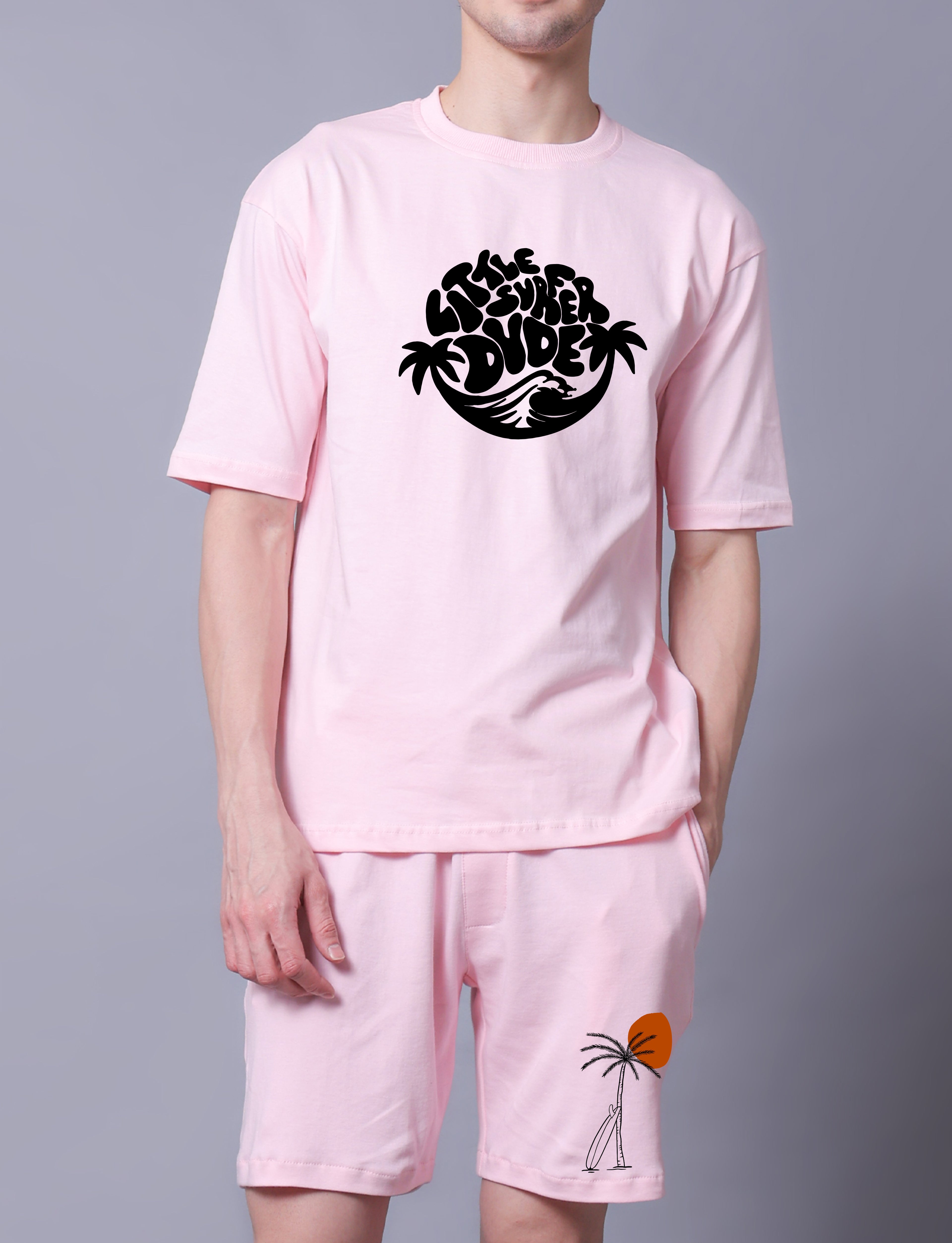 Surfer Mens Co-Ord Set With Shorts