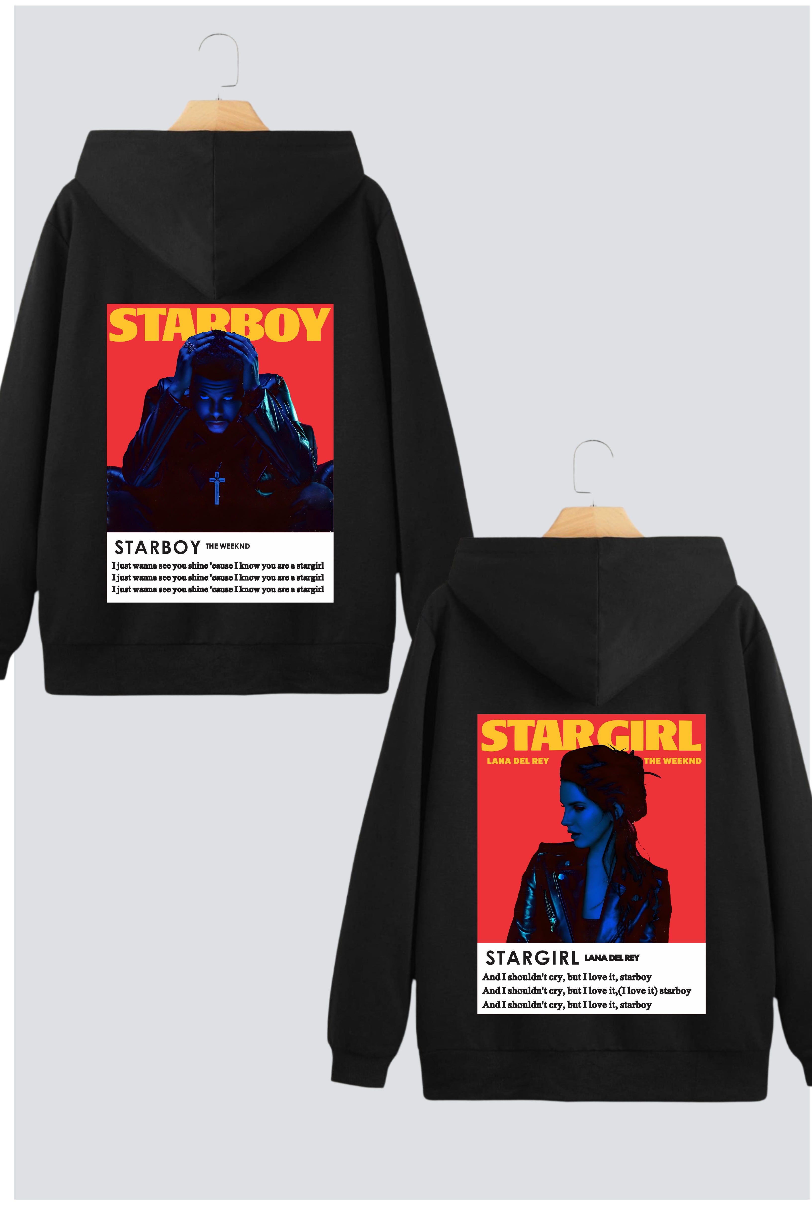 Starboy & Stargirl Couple Hoodies — Pack of 2