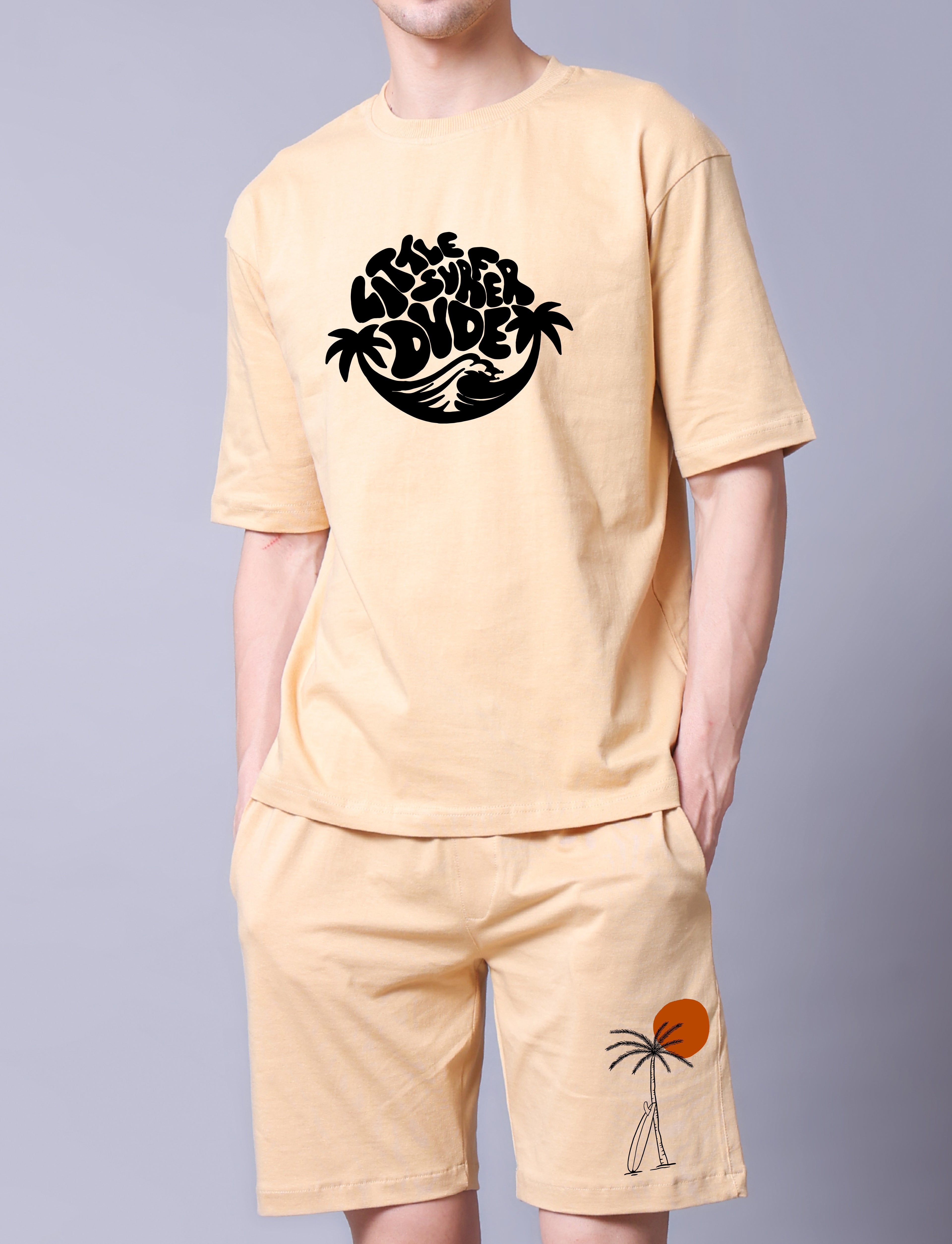 Surfer Mens Co-Ord Set With Shorts