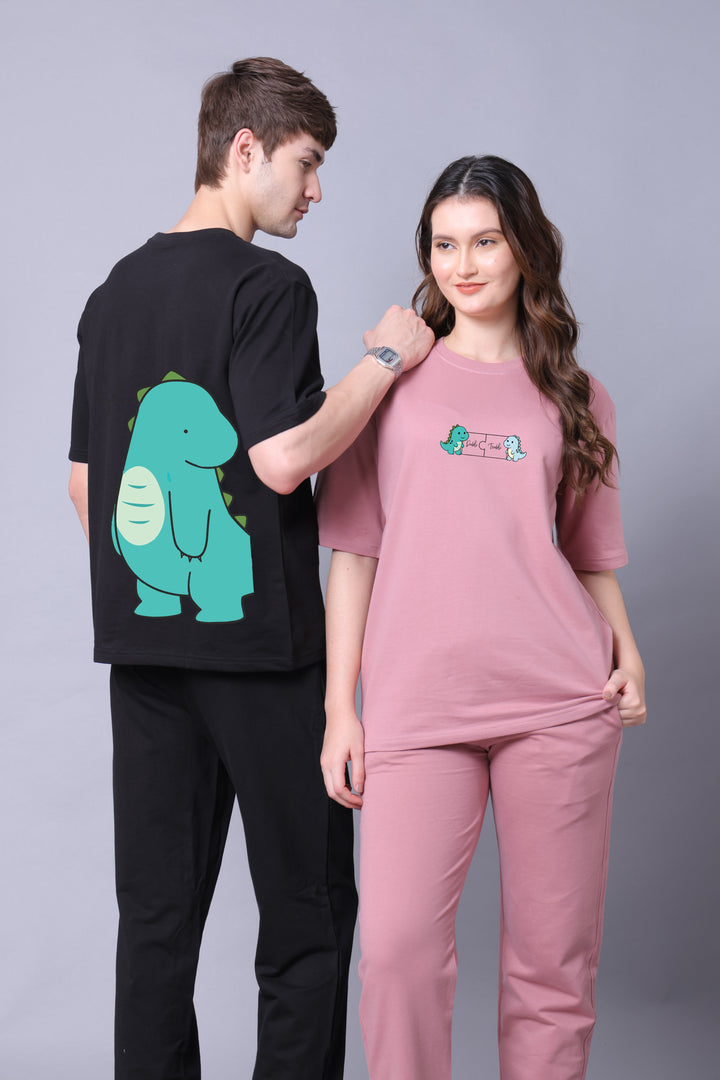 Dino Duo Co-Ord Set With Joggers (Pack of 2)