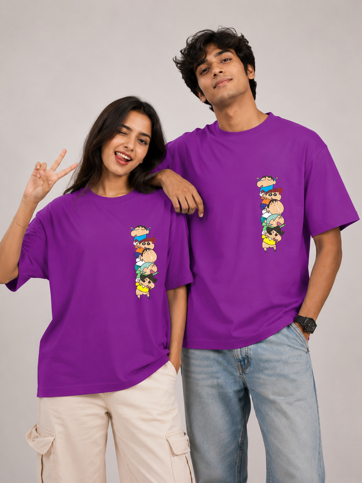 Chaos Stack Oversize T-Shirts (Pack of 2)