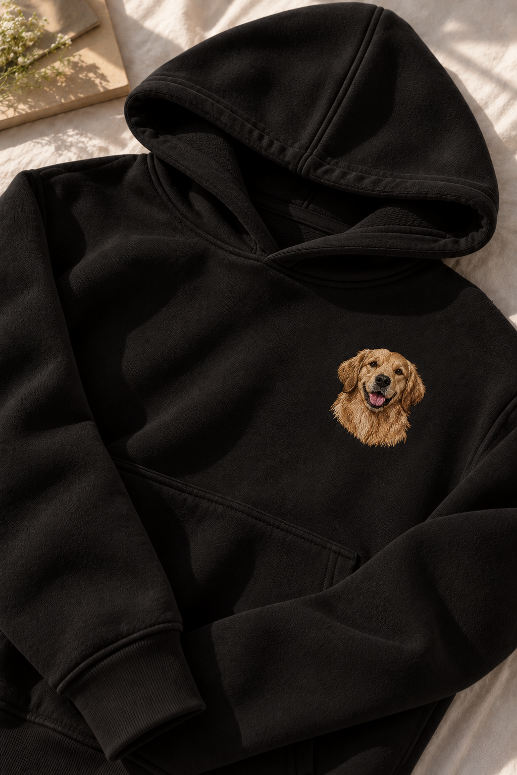 Embroided Customised coloured illustration Oversized Drop-Shoulder Hoodie