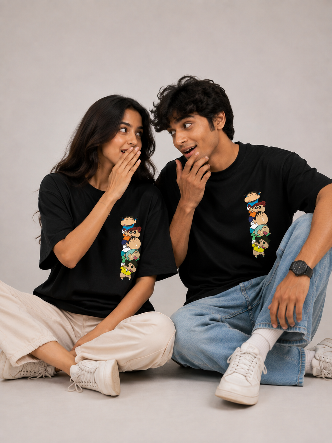Chaos Stack Oversize T-Shirts (Pack of 2)