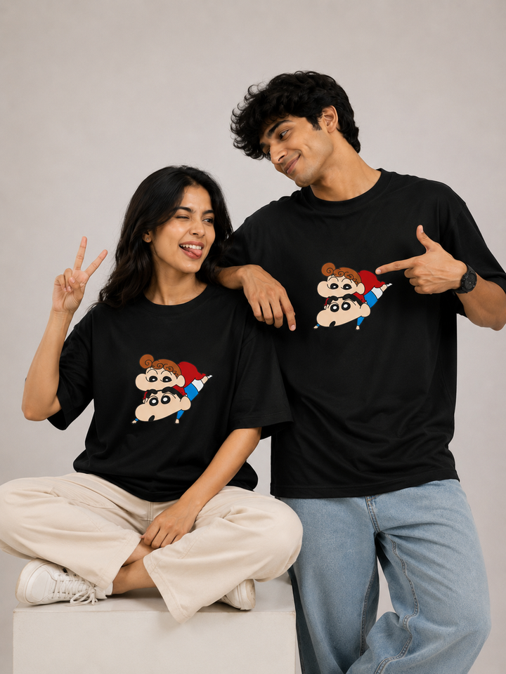 Partners in Chaos Oversize T-Shirts (Pack of 2)