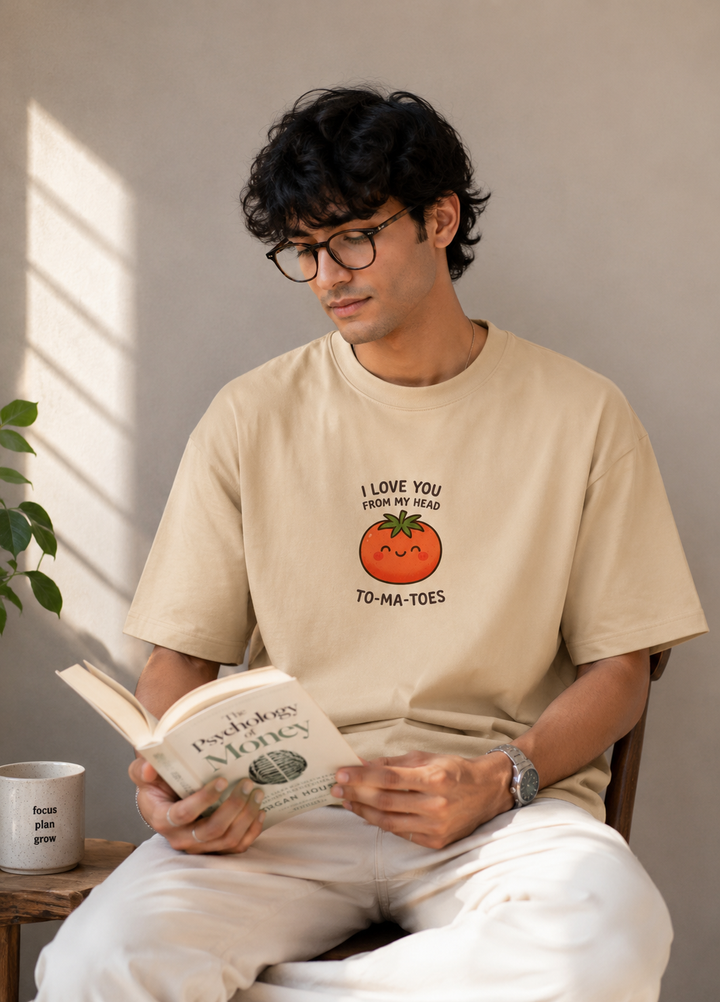 I love you from my head to-ma-toes Oversized Tee