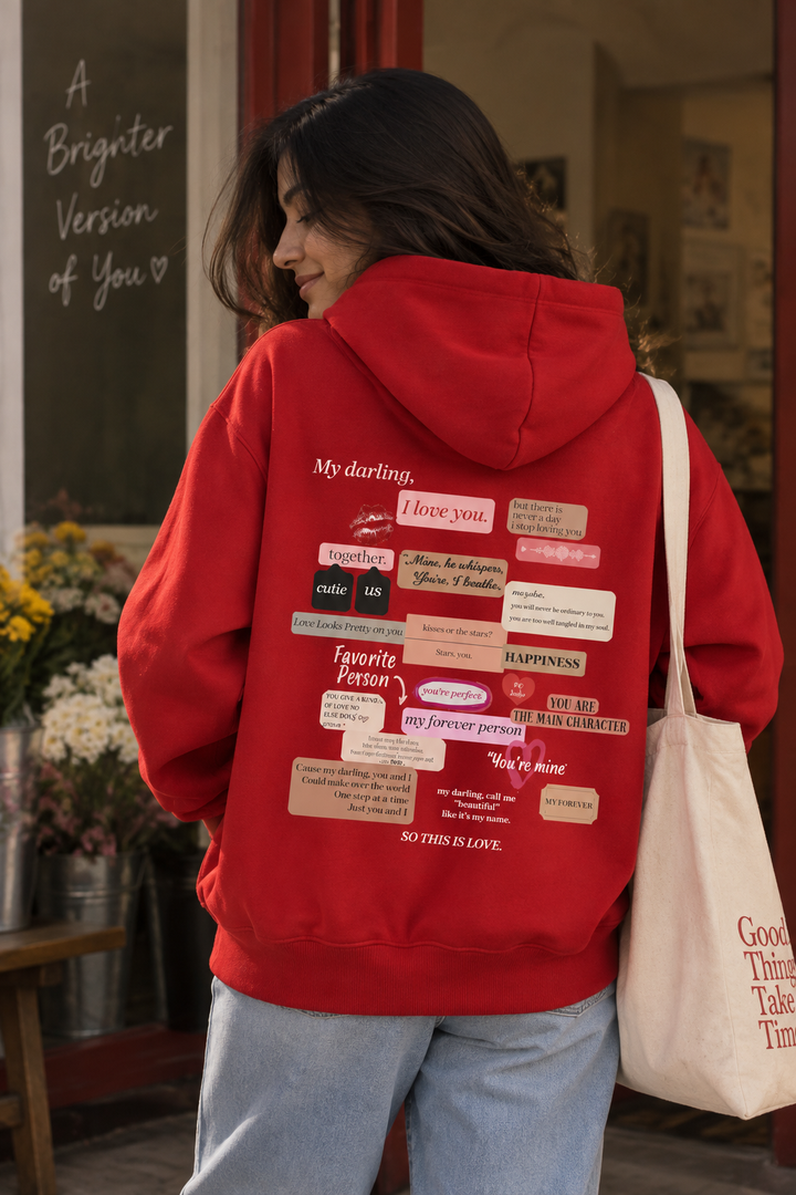 To my forever person Oversized Drop-shoulder Hoodie
