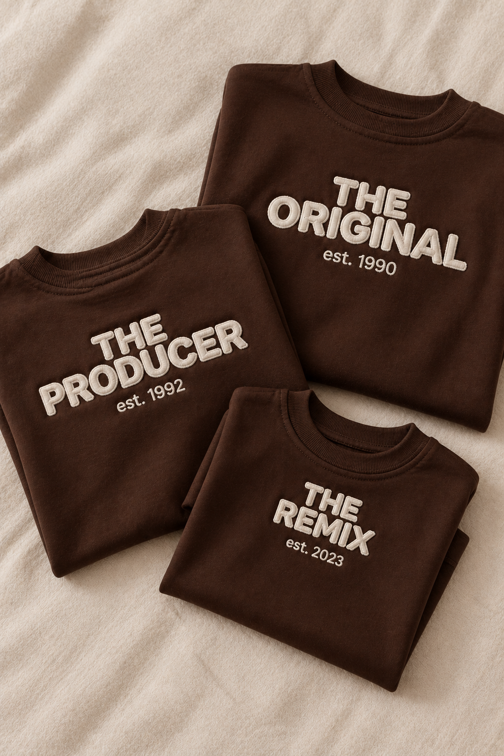 The Original Family Oversized T-Shirts (Pack of 3)