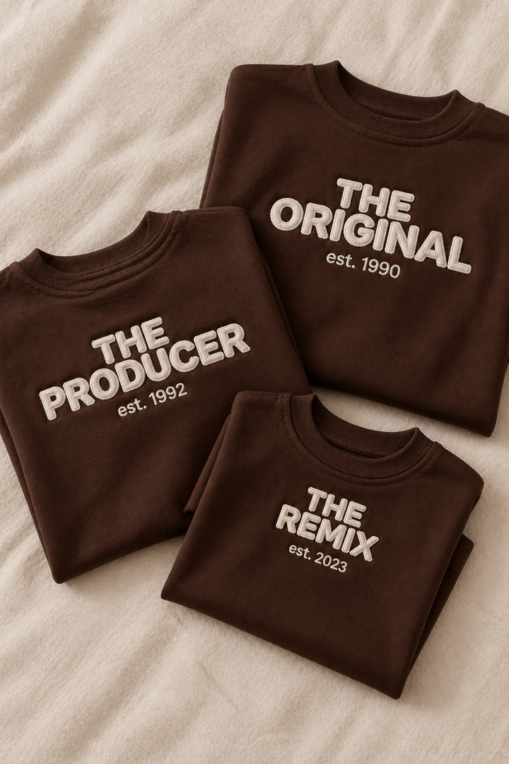 The Original Family Oversized T-Shirts (Pack of 3)