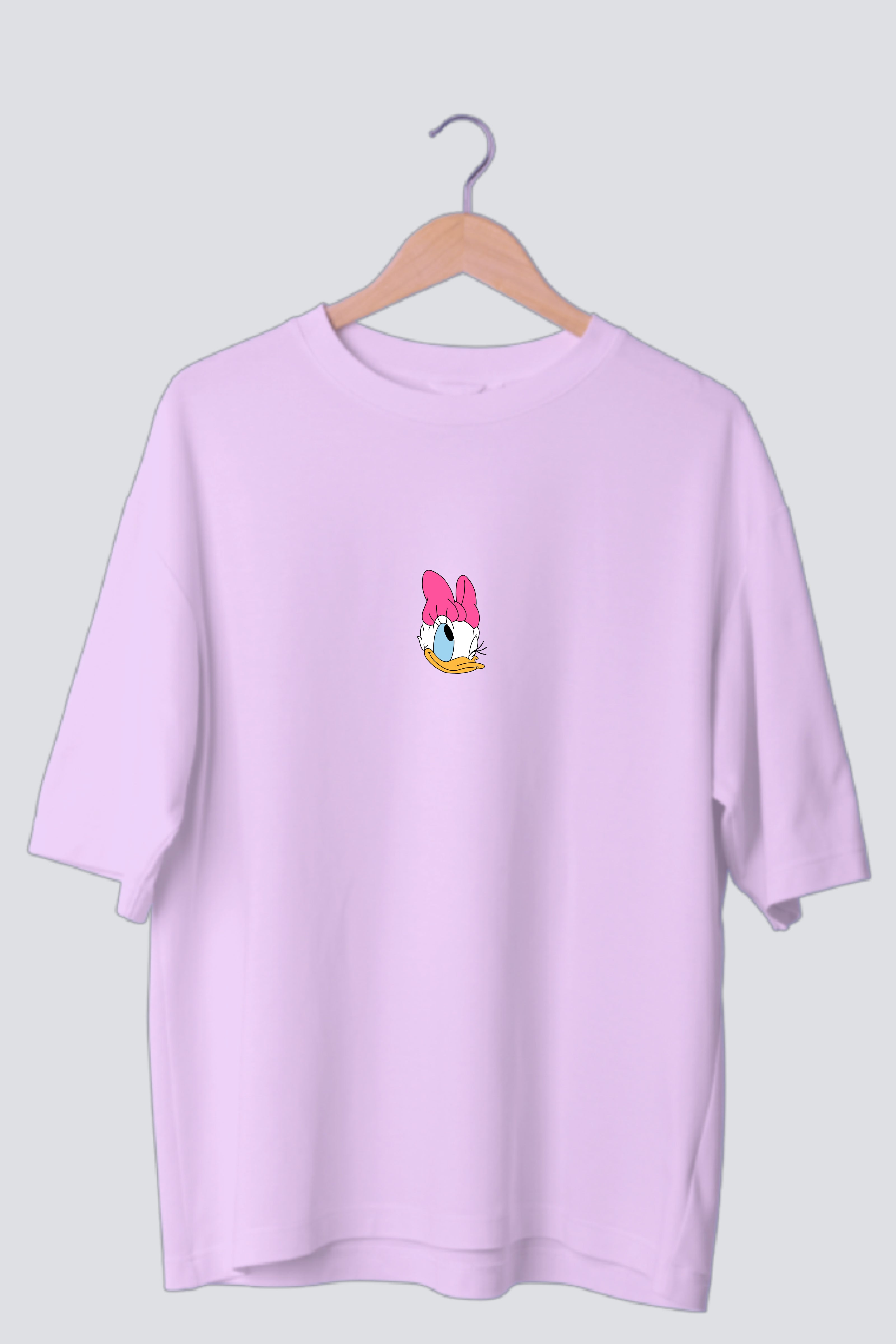 Donald Duckie Half Sleeves Oversized Tee