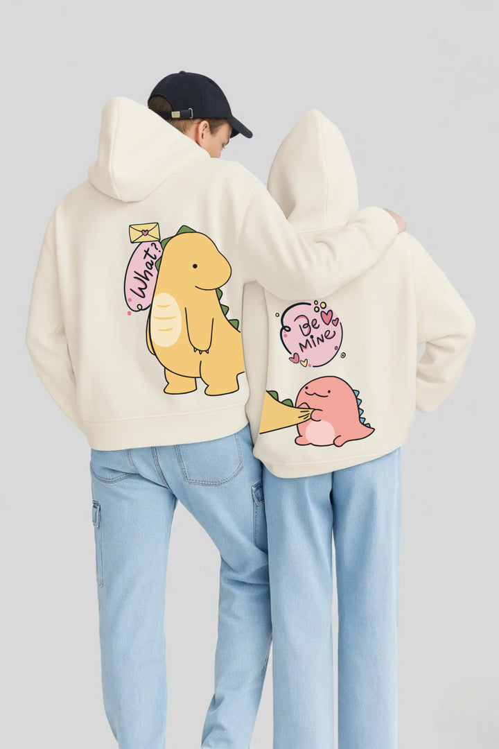 Dino Love Couple Hoodies — Pack of 2