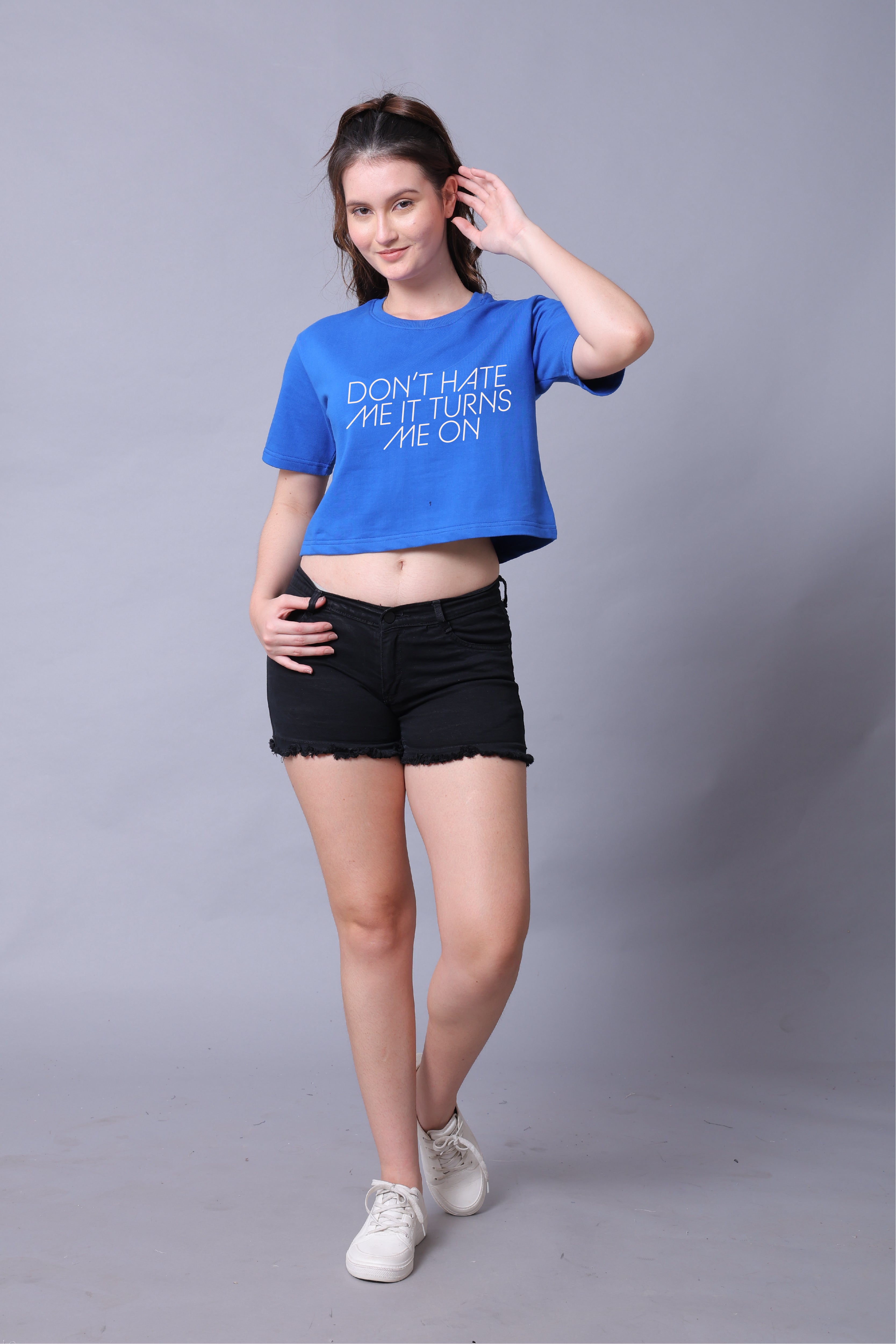 Don’t Hate Me Women Crop Top