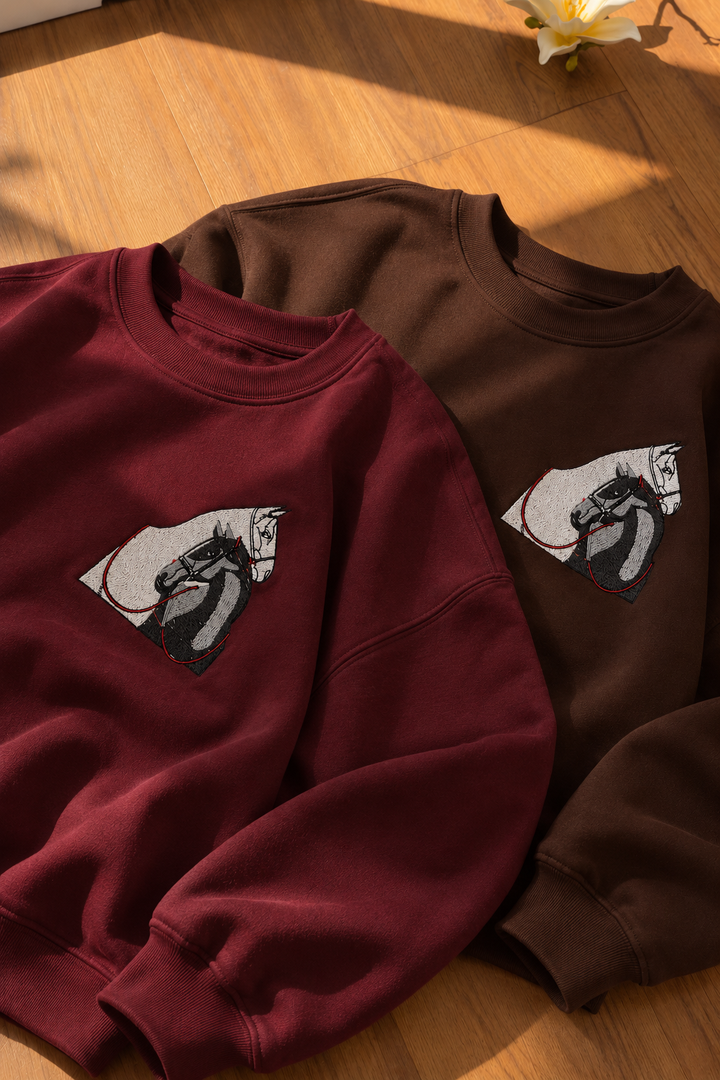 Embroidered Ride or Die Sweatshirt