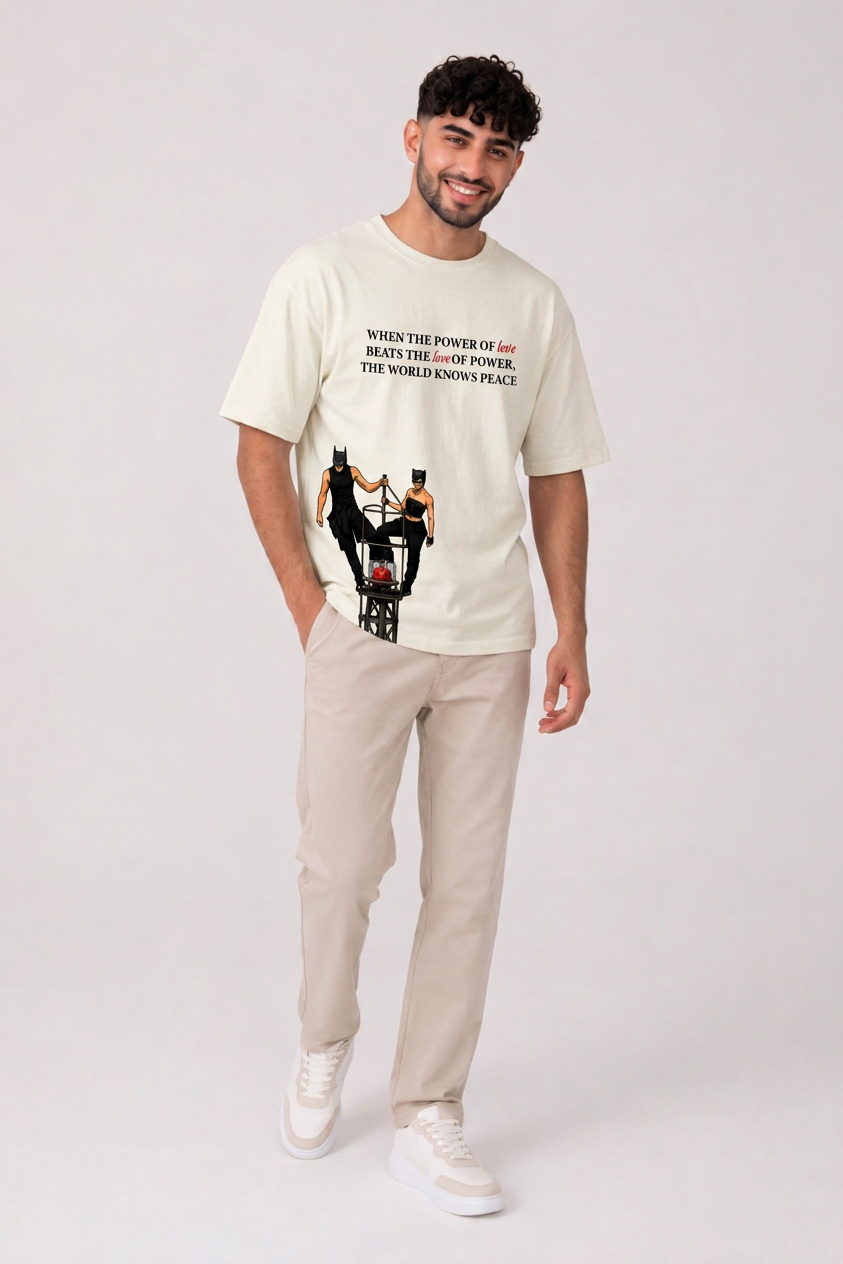 Power of Love Oversized Tee