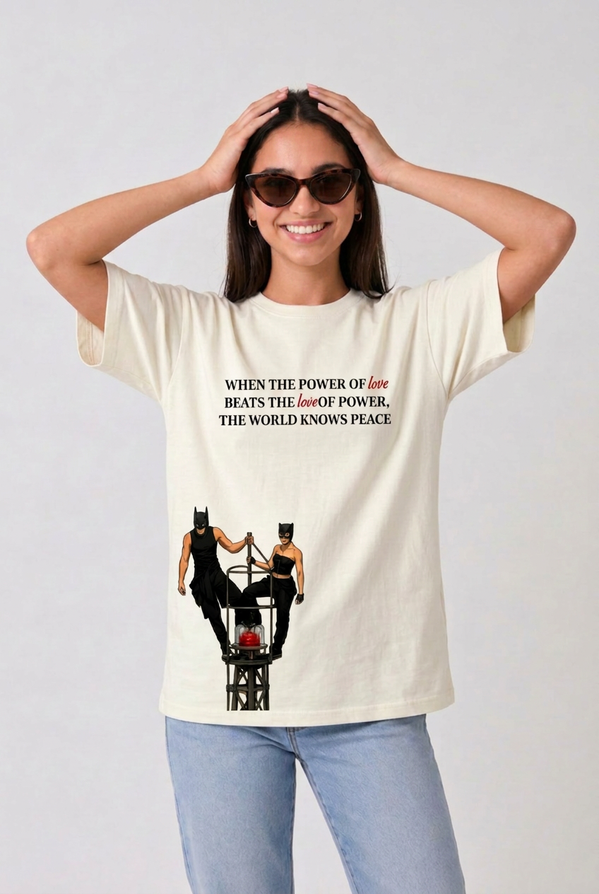 Power of Love Oversized Tee