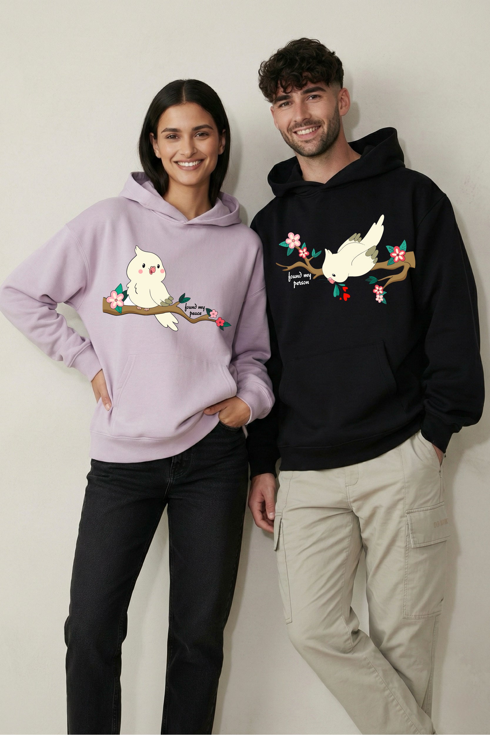 Found My Person Oversized Drop Shoulder Hoodies - Pack of 2