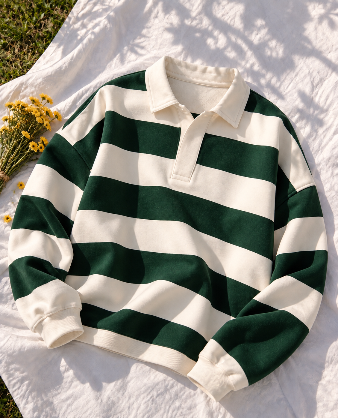 Rugby Stripe Sweatshirt