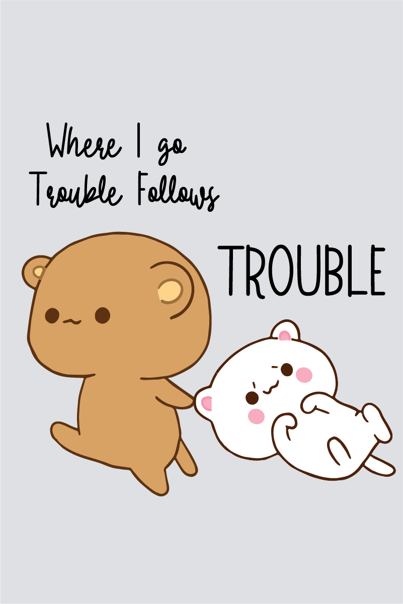 Trouble Duo Couple Sweatshirts — Pack of 2