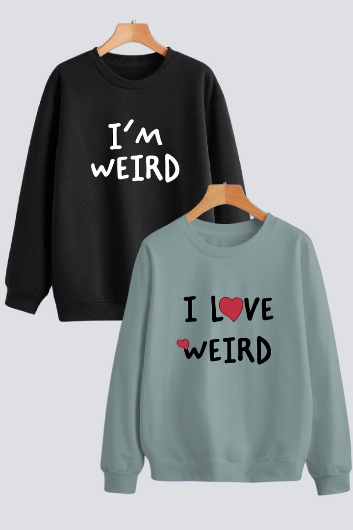 Perfectly Weird Couple Sweatshirts — Pack of 2