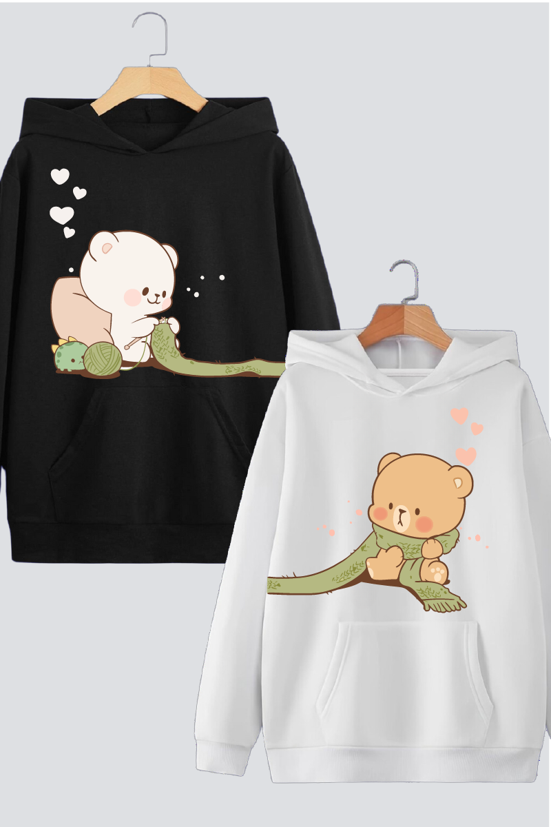 Cuddle Buddies Couple Hoodies — Pack of 2