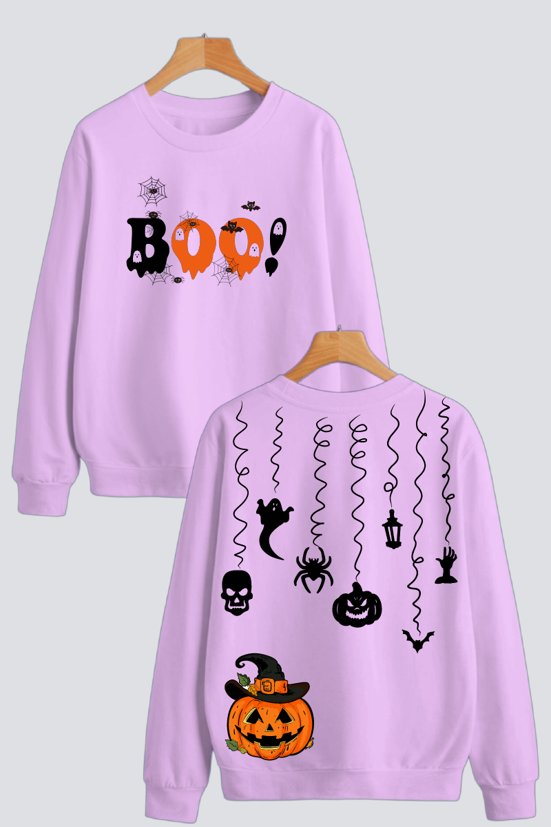 Boo! Festive Halloween Unisex Sweatshirt