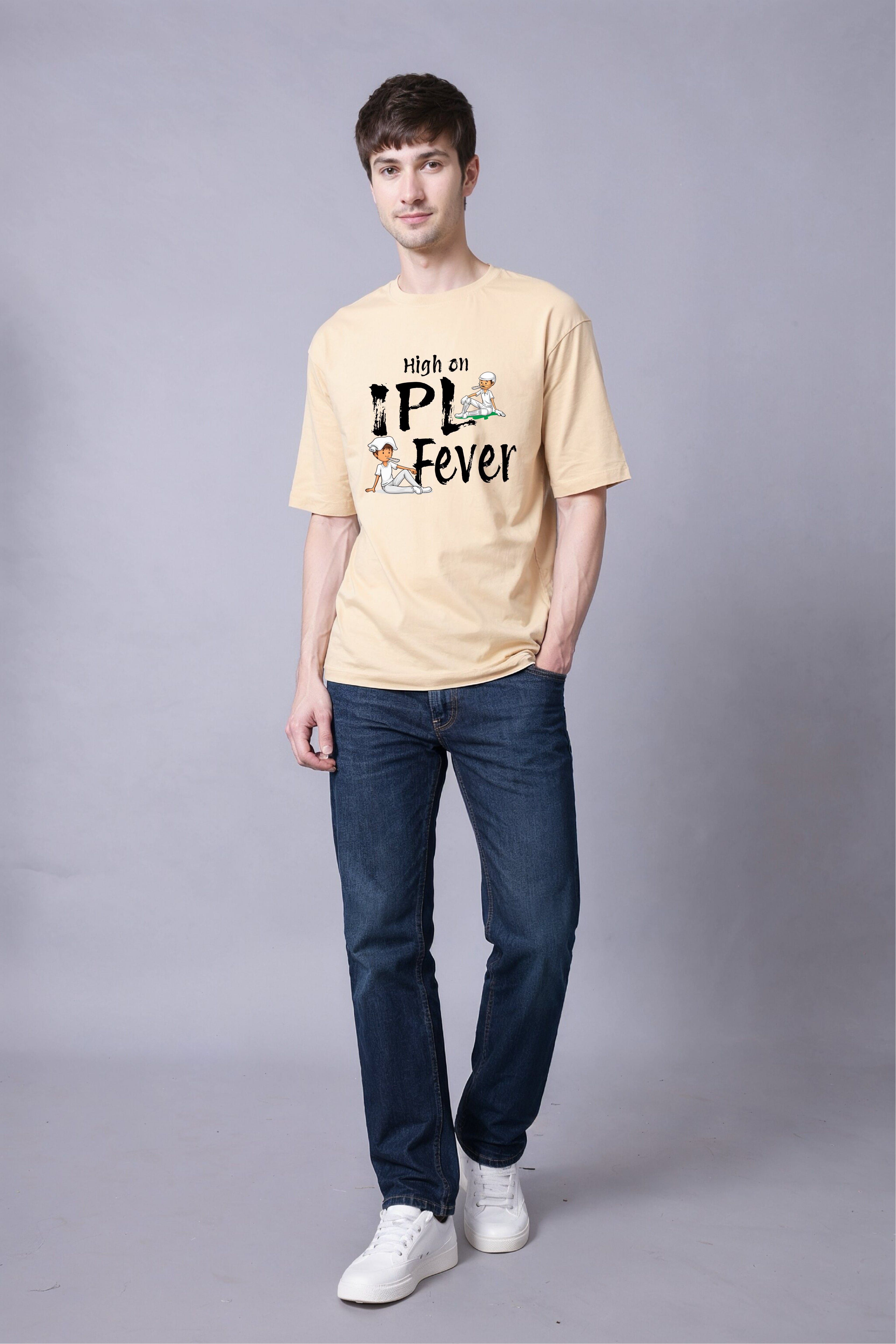 High on IPL Fever Oversized Tee