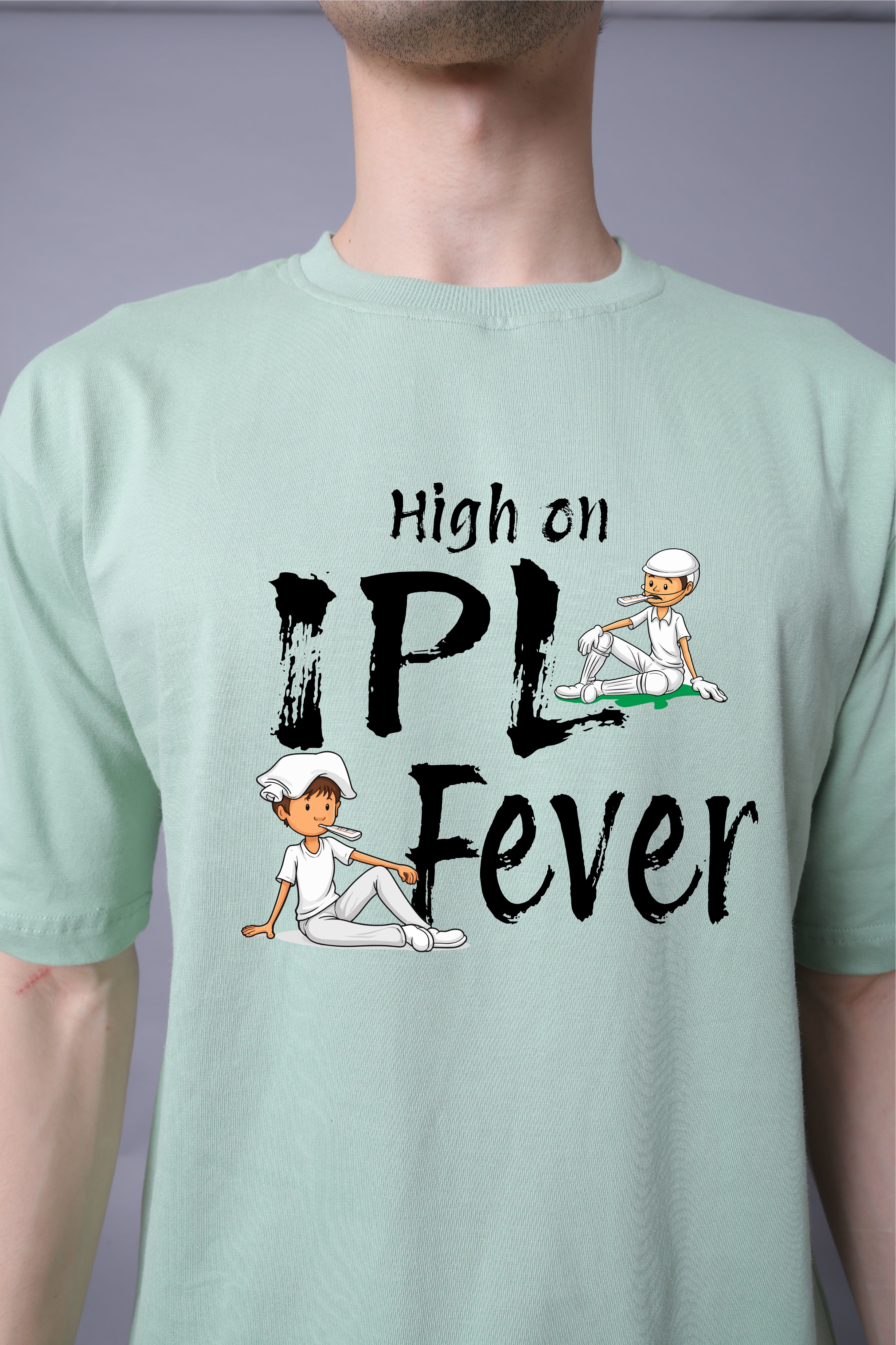 High on IPL Fever Oversized Tee