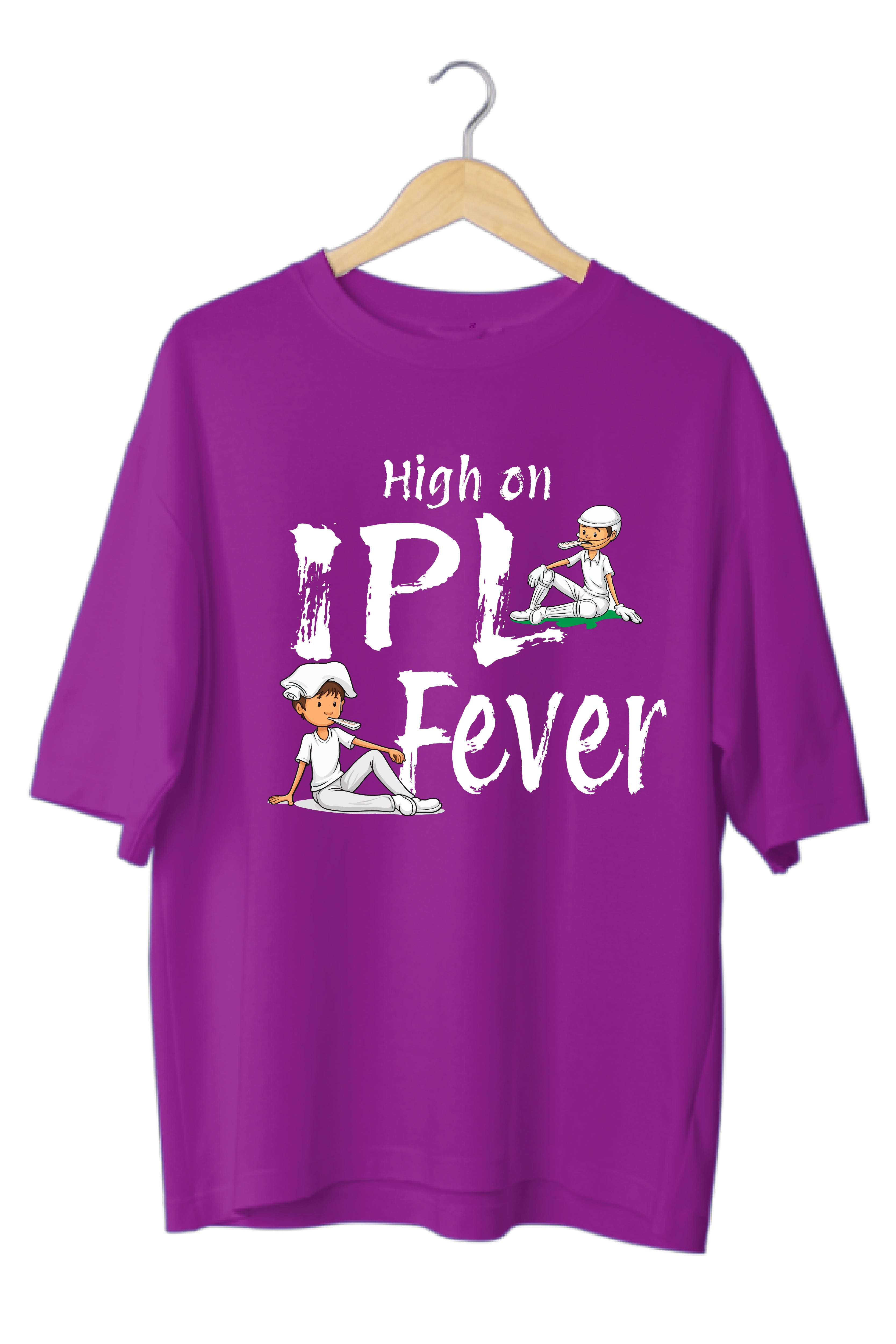 High on IPL Fever Oversized Tee