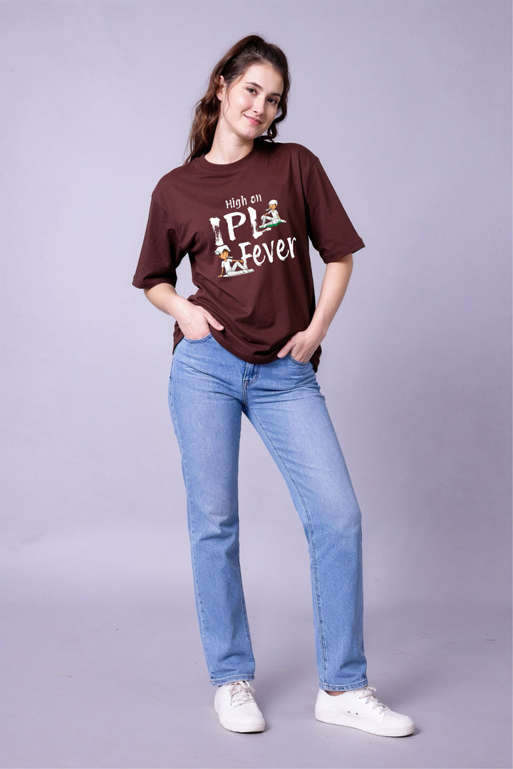 High on IPL Fever Oversized Tee