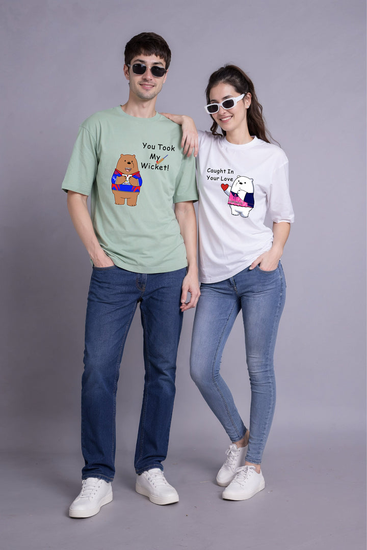 MI x RR Love Match Oversized Couple Tees - Pack of 2