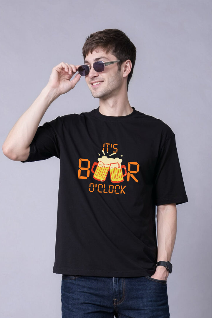 It's beer o'clock Oversized Tee