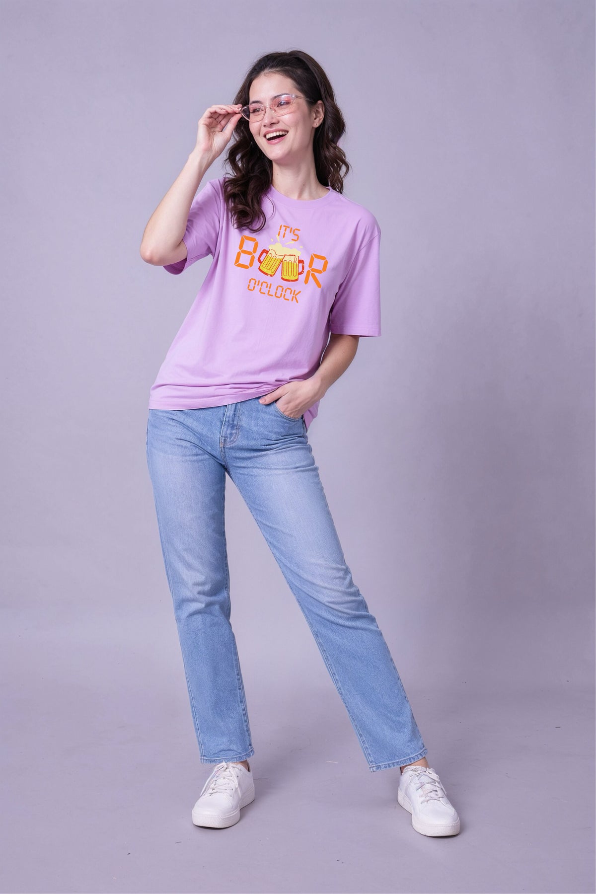 It's beer o'clock Oversized Tee