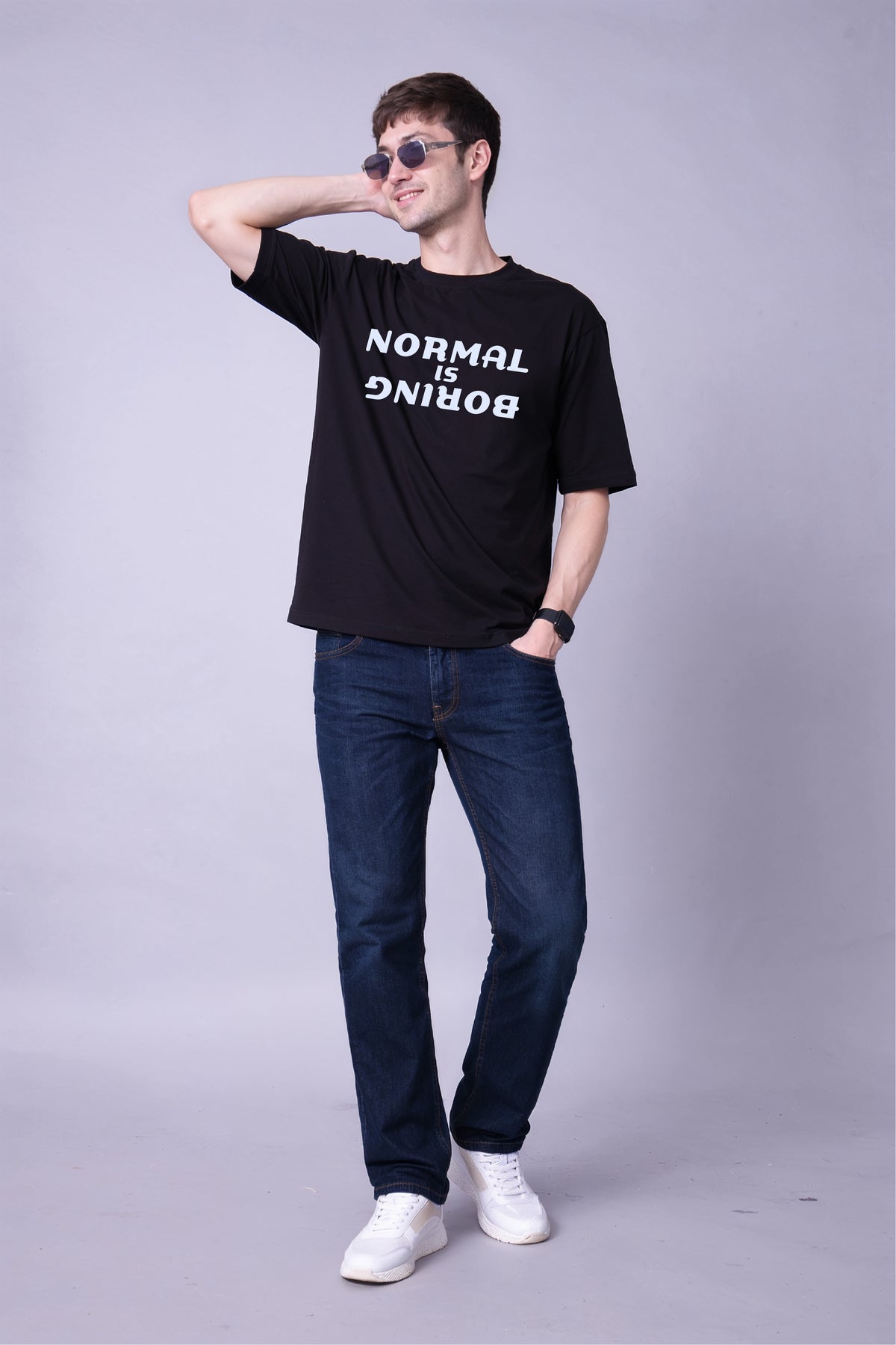 Normal is Boring Oversized Tee