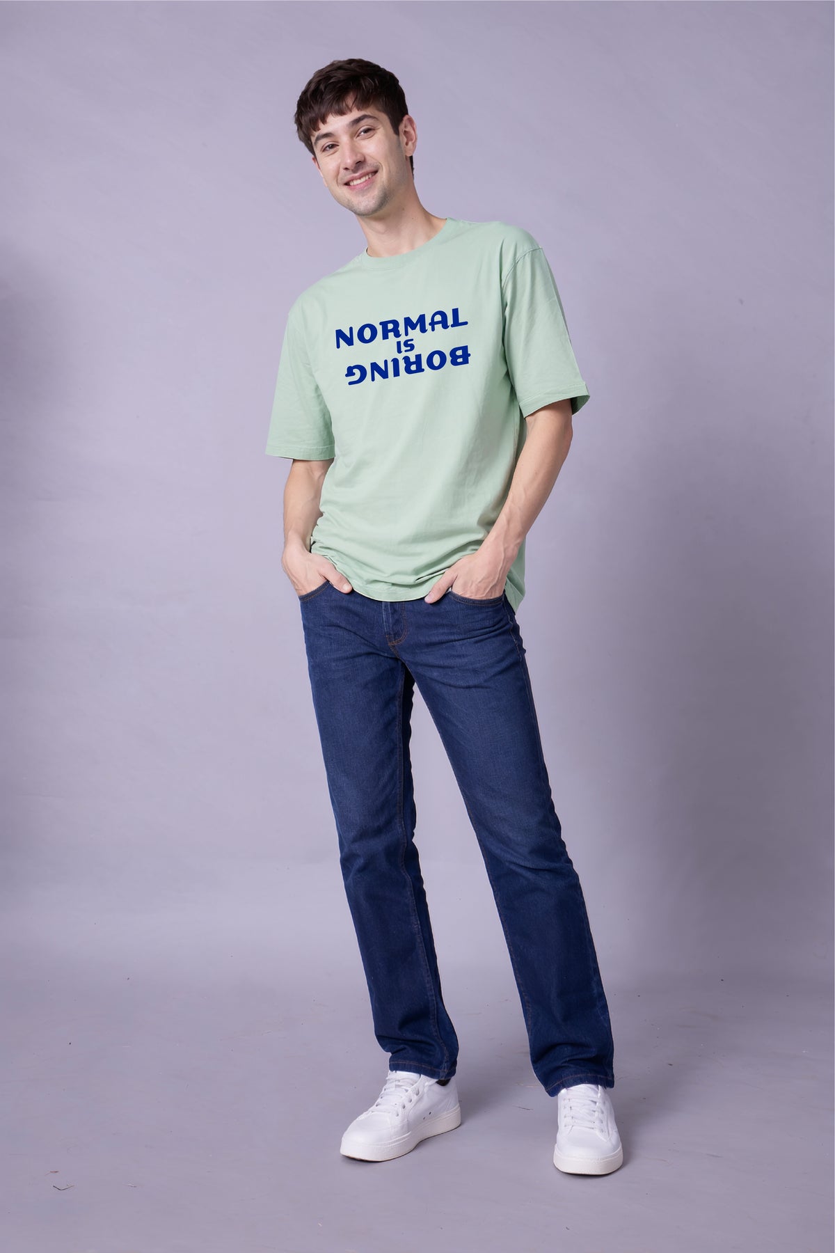 Normal is Boring Oversized Tee