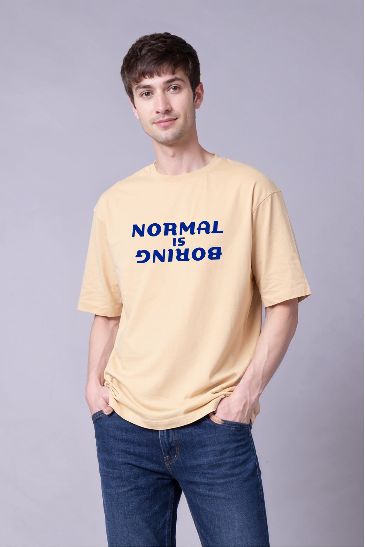 Normal is Boring Oversized Tee