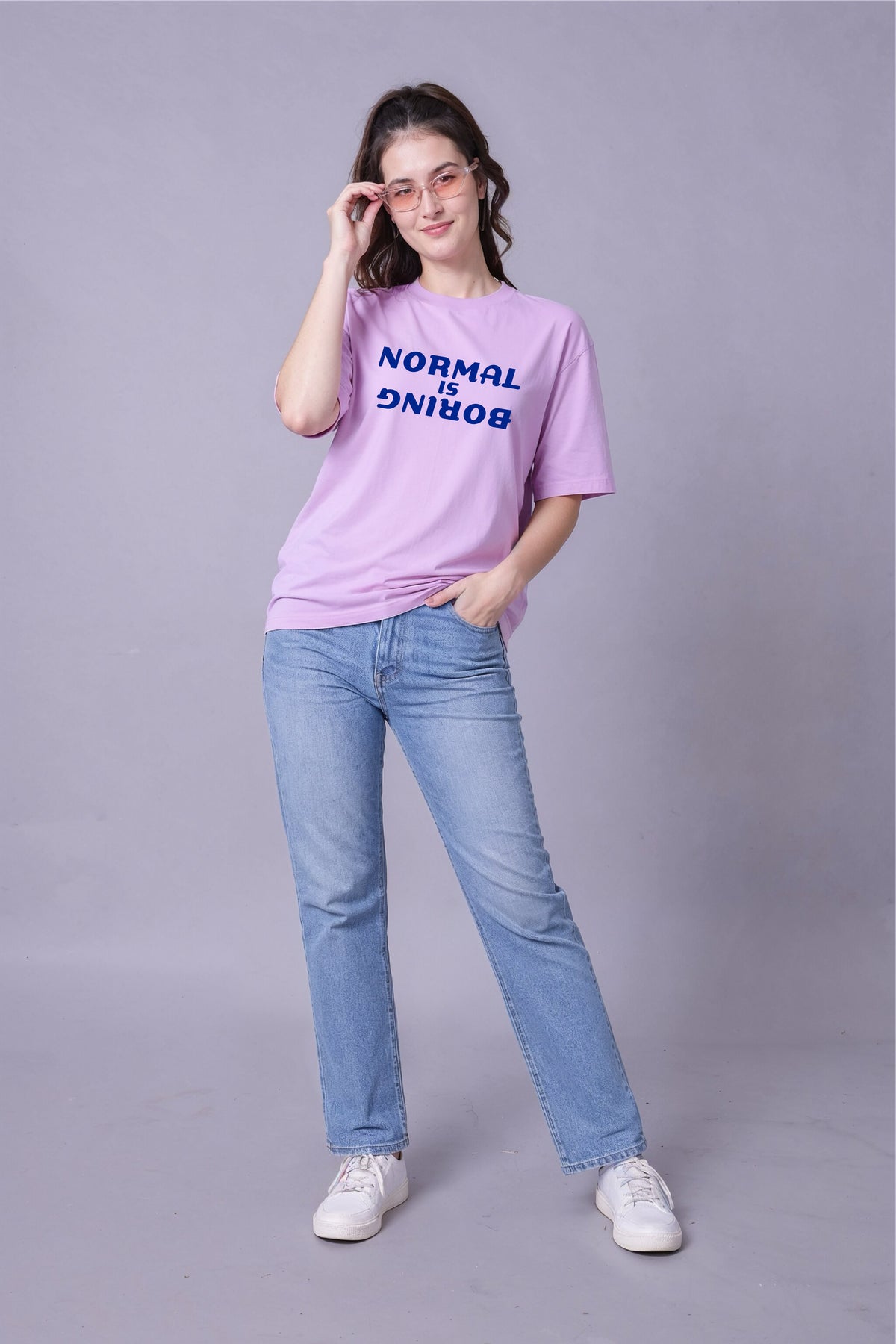Normal is Boring Oversized Tee