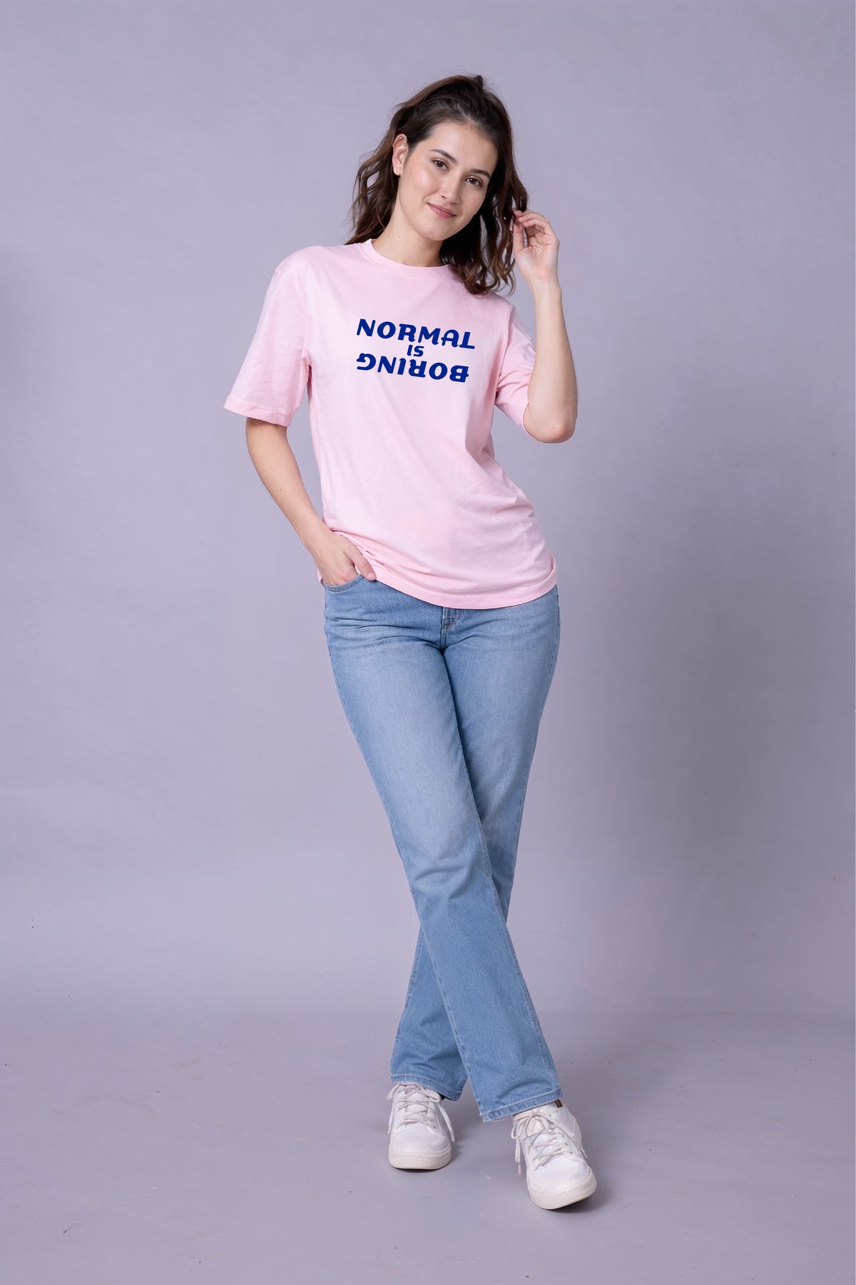 Normal is Boring Oversized Tee