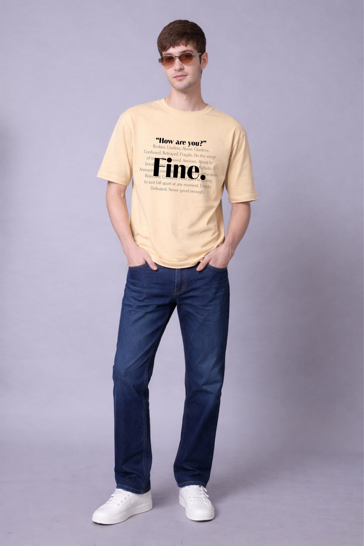 How are you? Oversized Tee