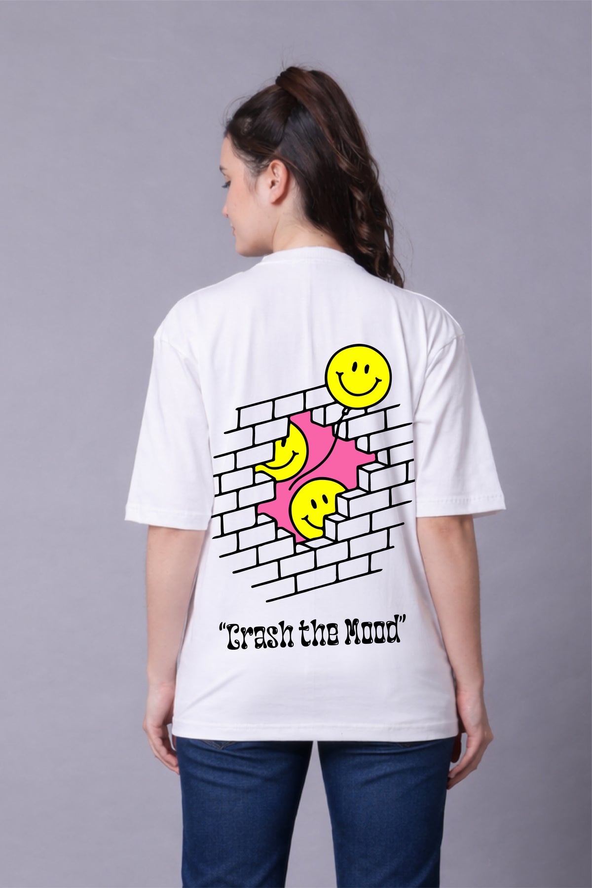 Control + Smile Oversized Tee