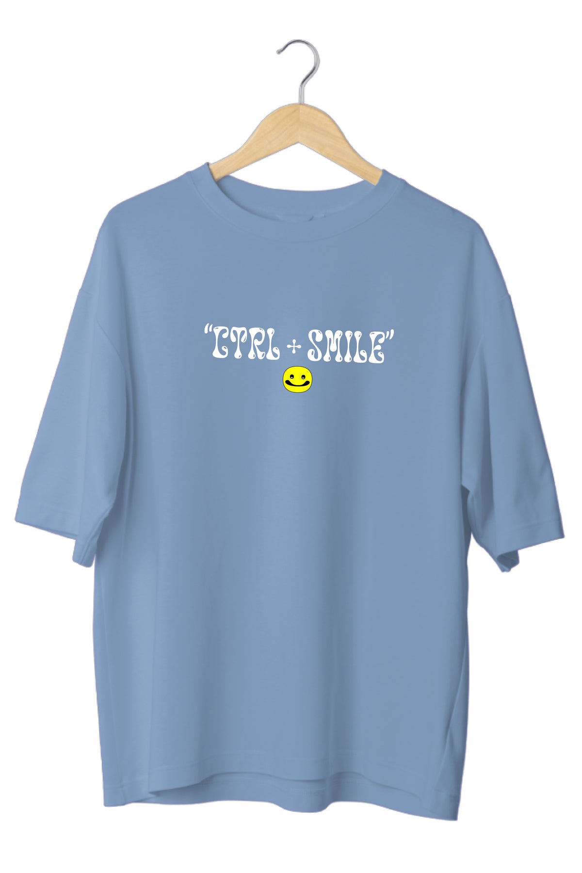 Control + Smile Oversized Tee