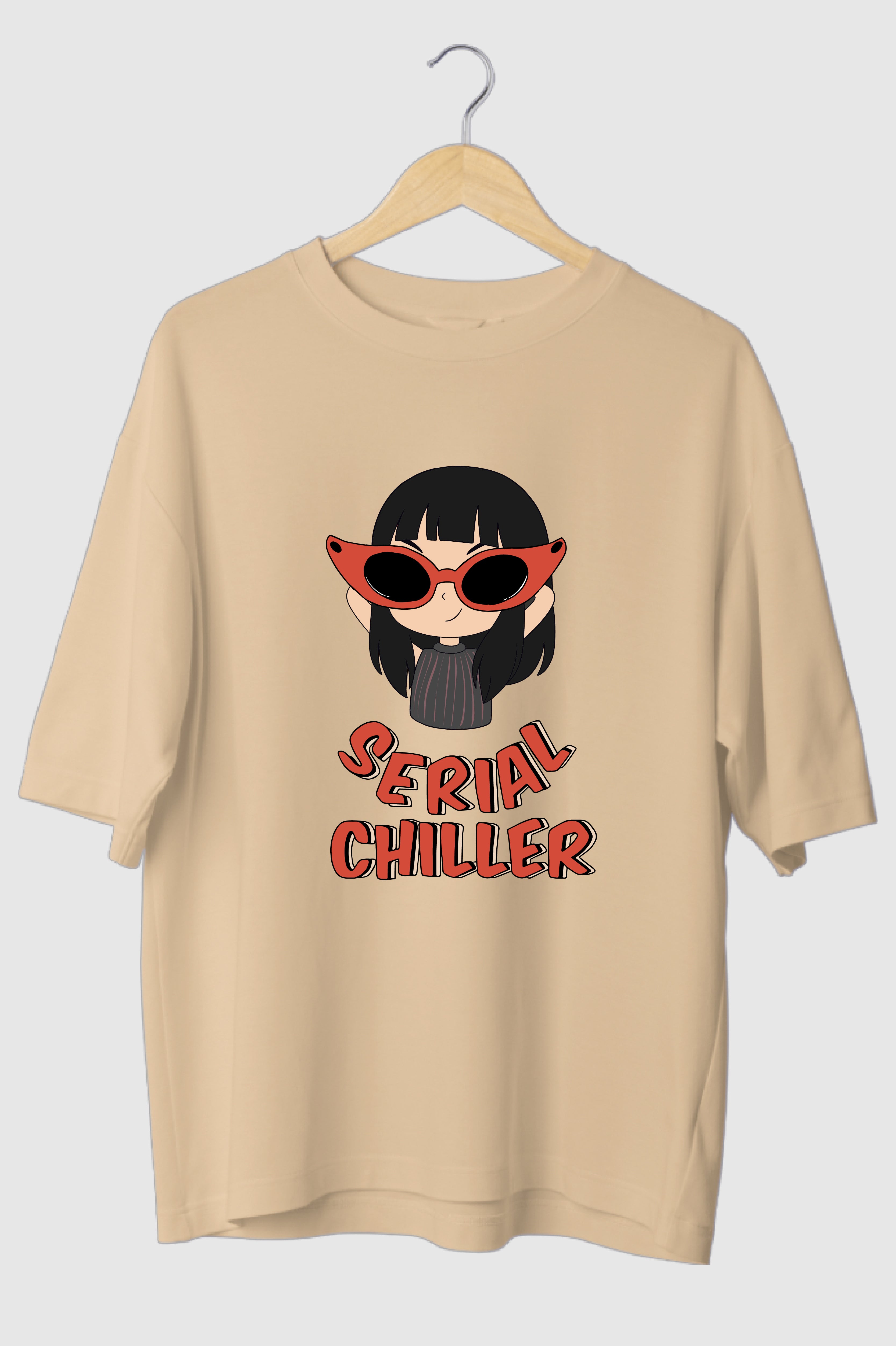 Serial Chiller Oversized Tee – Embrace Your Cool Side