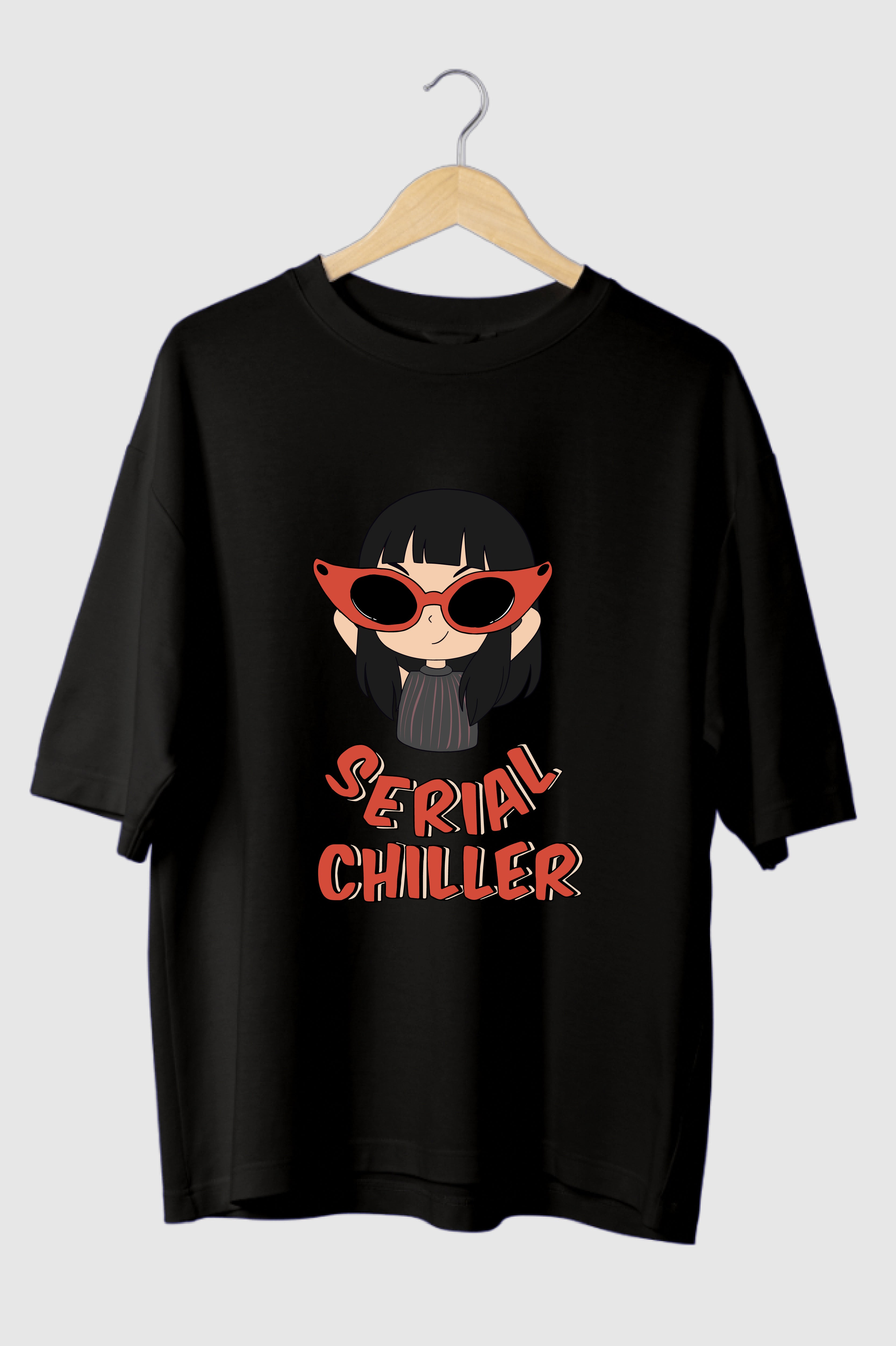 Serial Chiller Oversized Tee – Embrace Your Cool Side